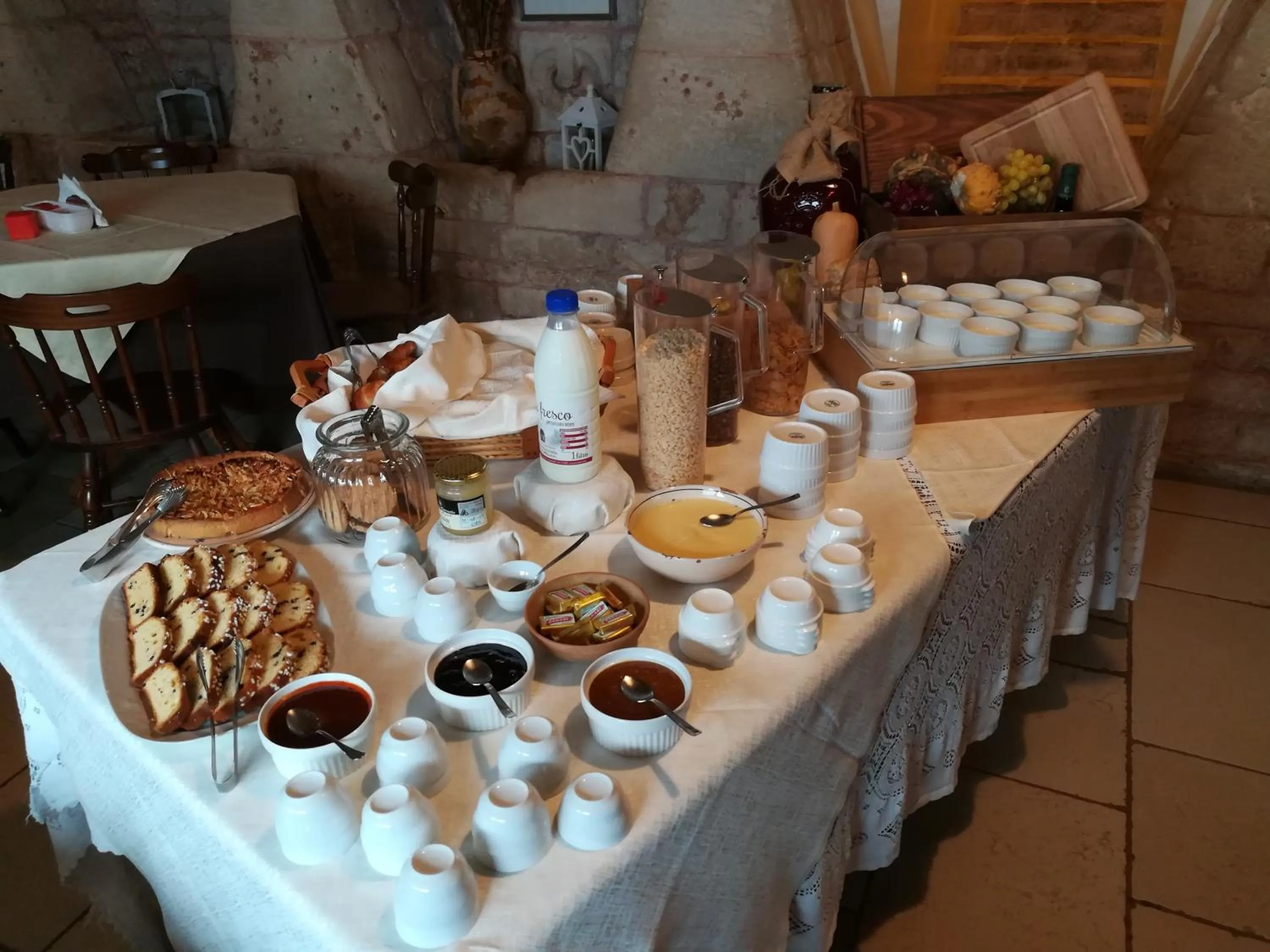 Buffet breakfast in Masseria Torricella