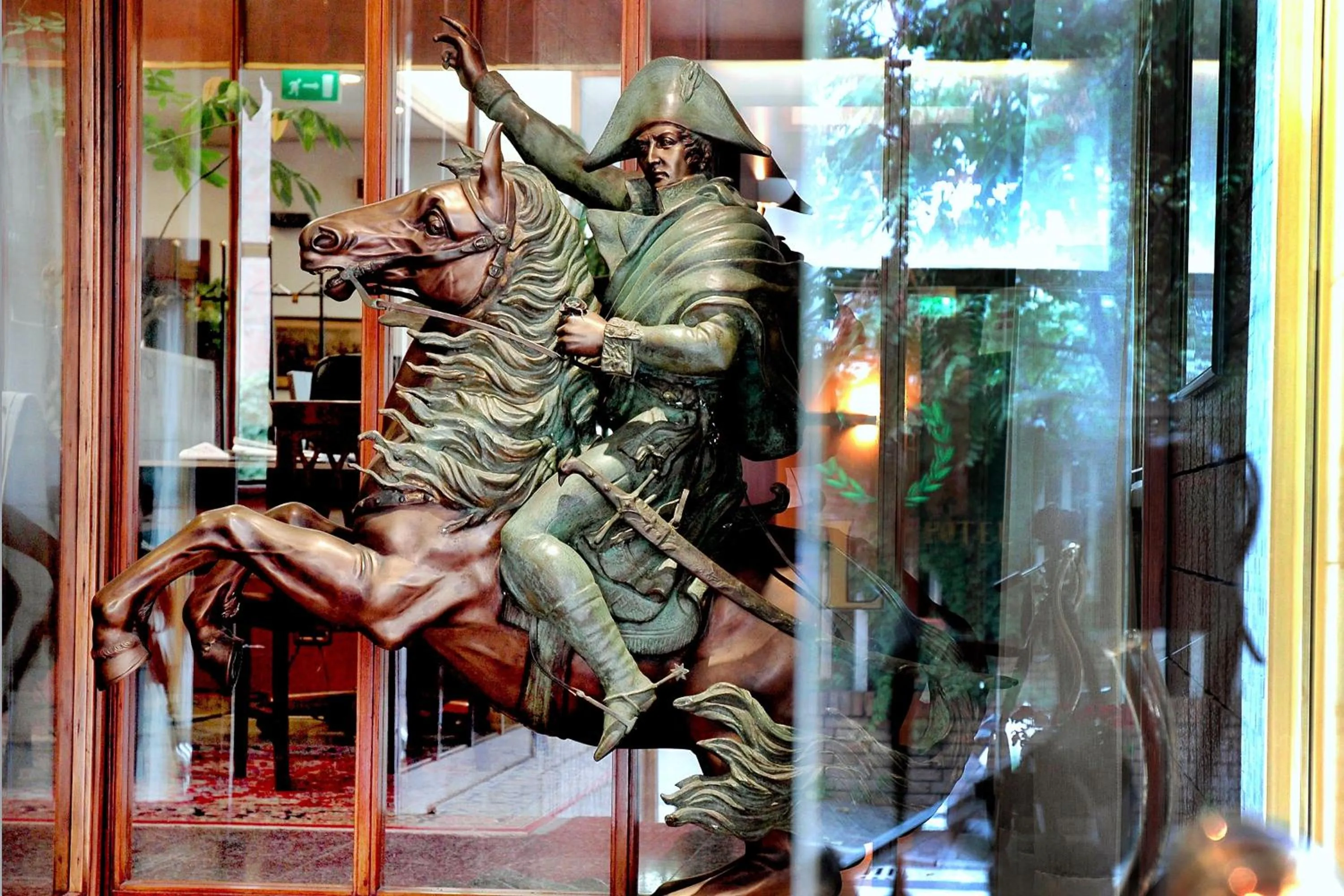 Decorative detail in Hotel Napoleon - City & Station