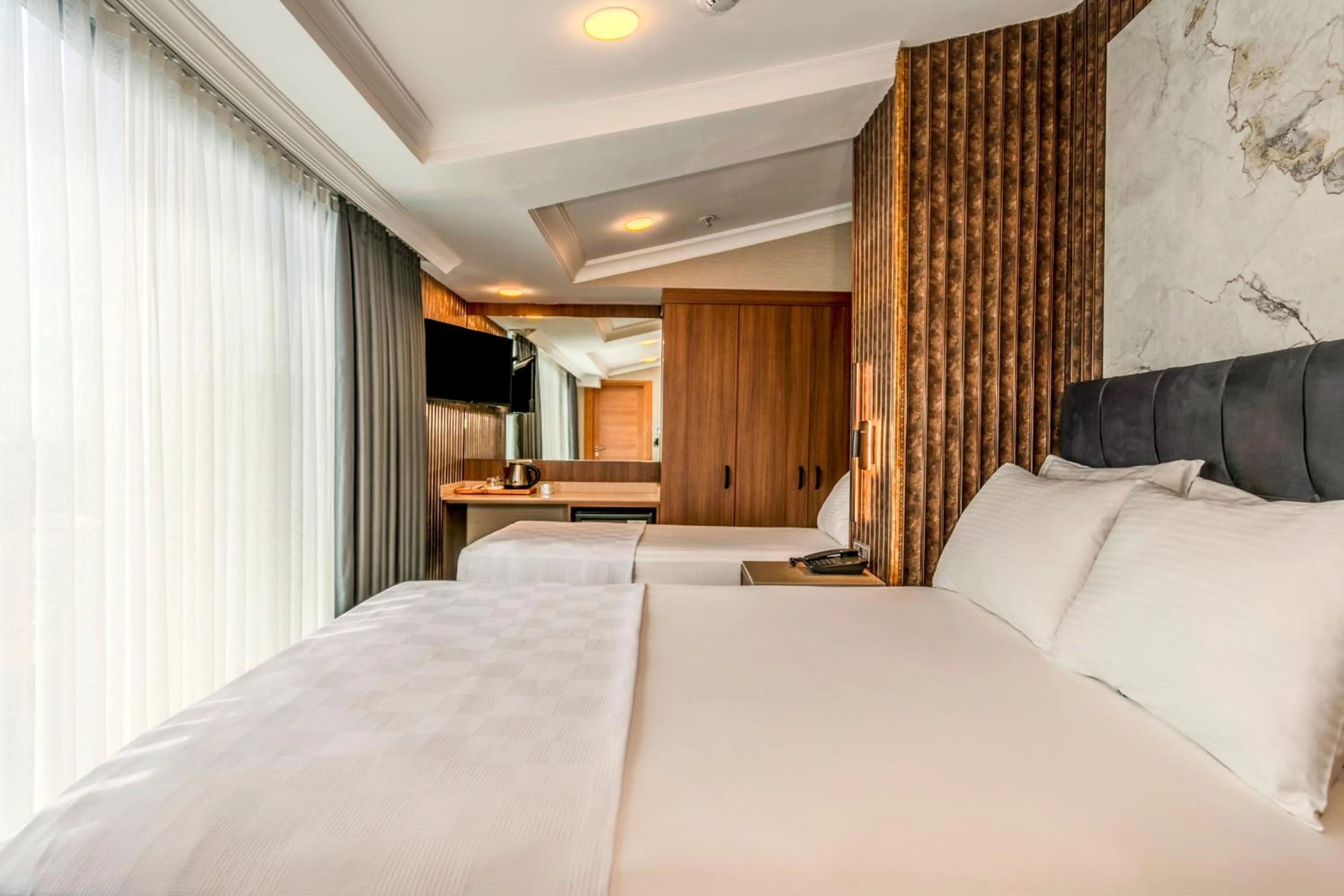 Photo of the whole room, Bed in Hamitbey Hotel Yenikapı