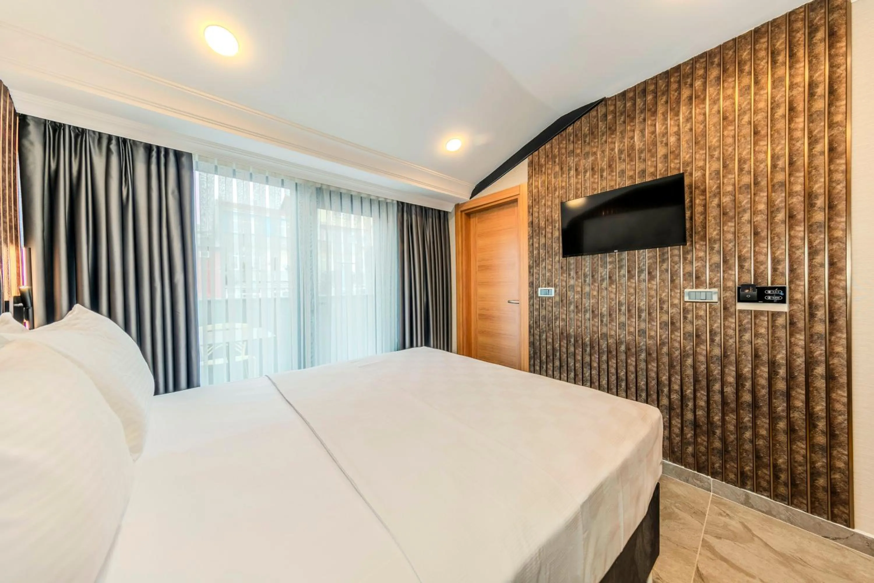 TV and multimedia, Bed in Hamitbey Hotel Yenikapı