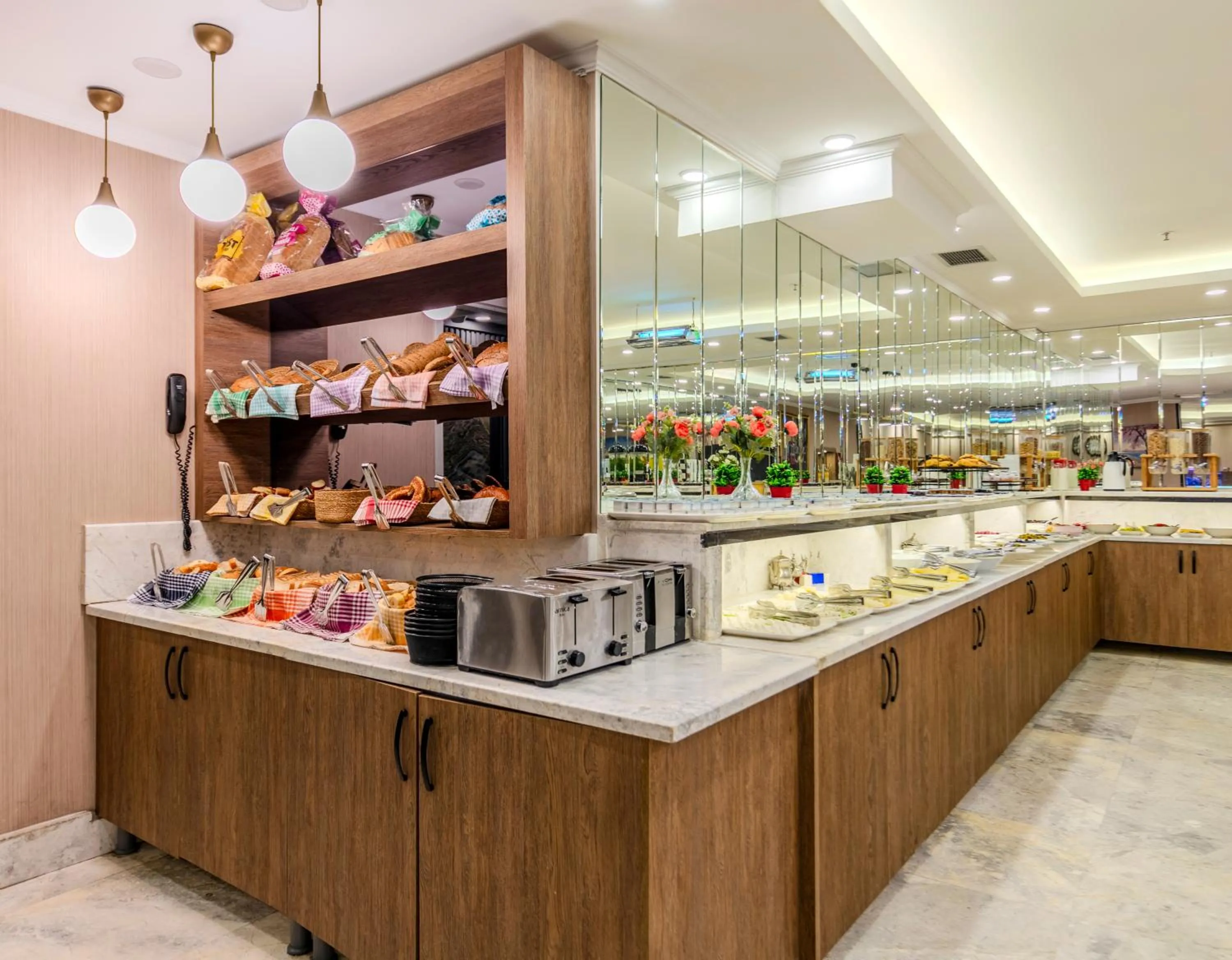 Buffet breakfast in Hamitbey Hotel Yenikapı