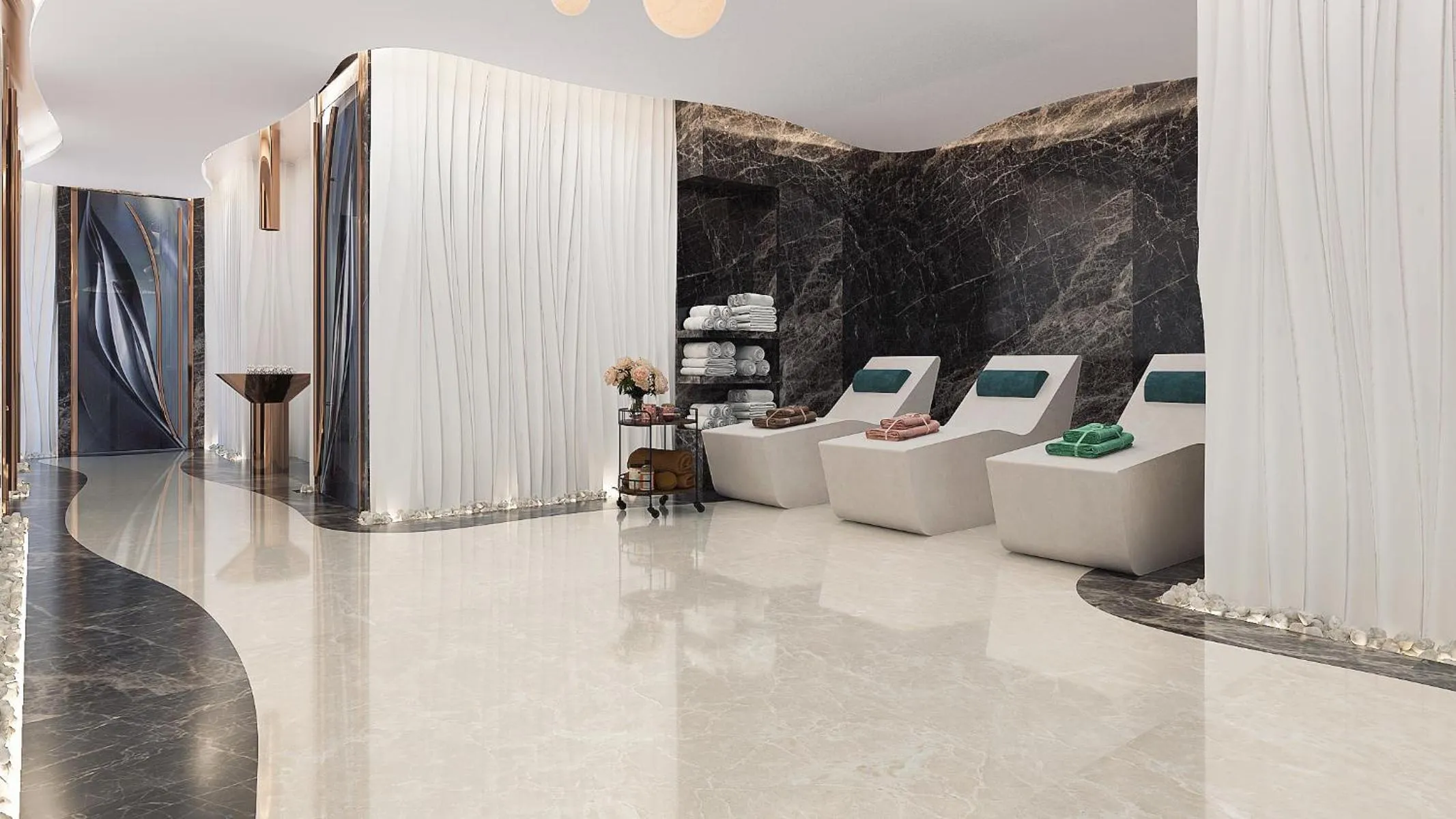 Spa and wellness centre/facilities in Royal M Al Aqah Beach Resort by Gewan