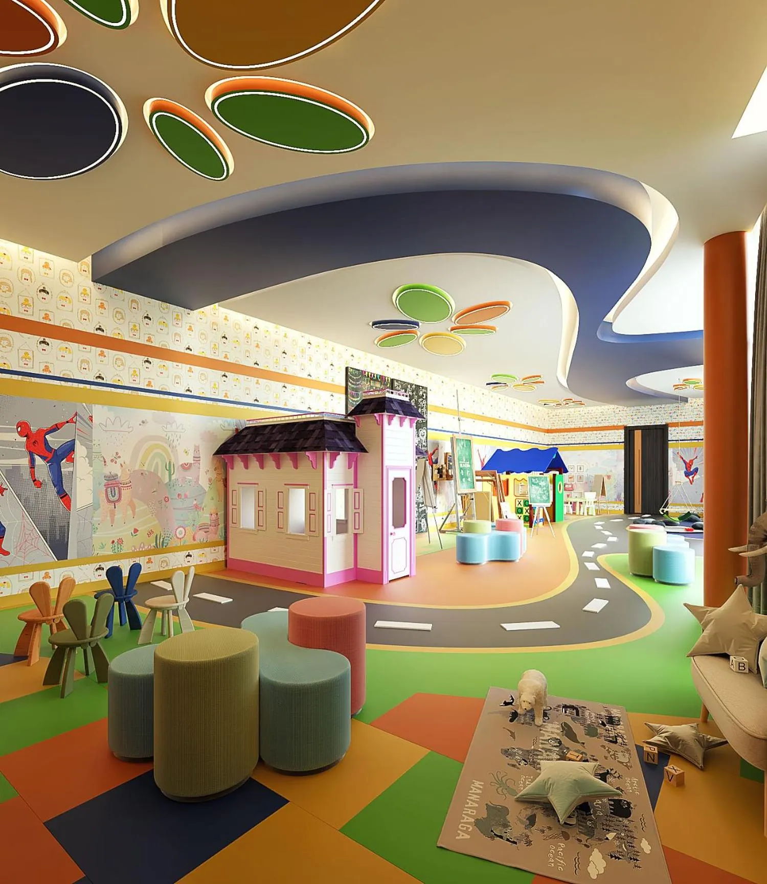 Kids's club in Royal M Al Aqah Beach Resort by Gewan
