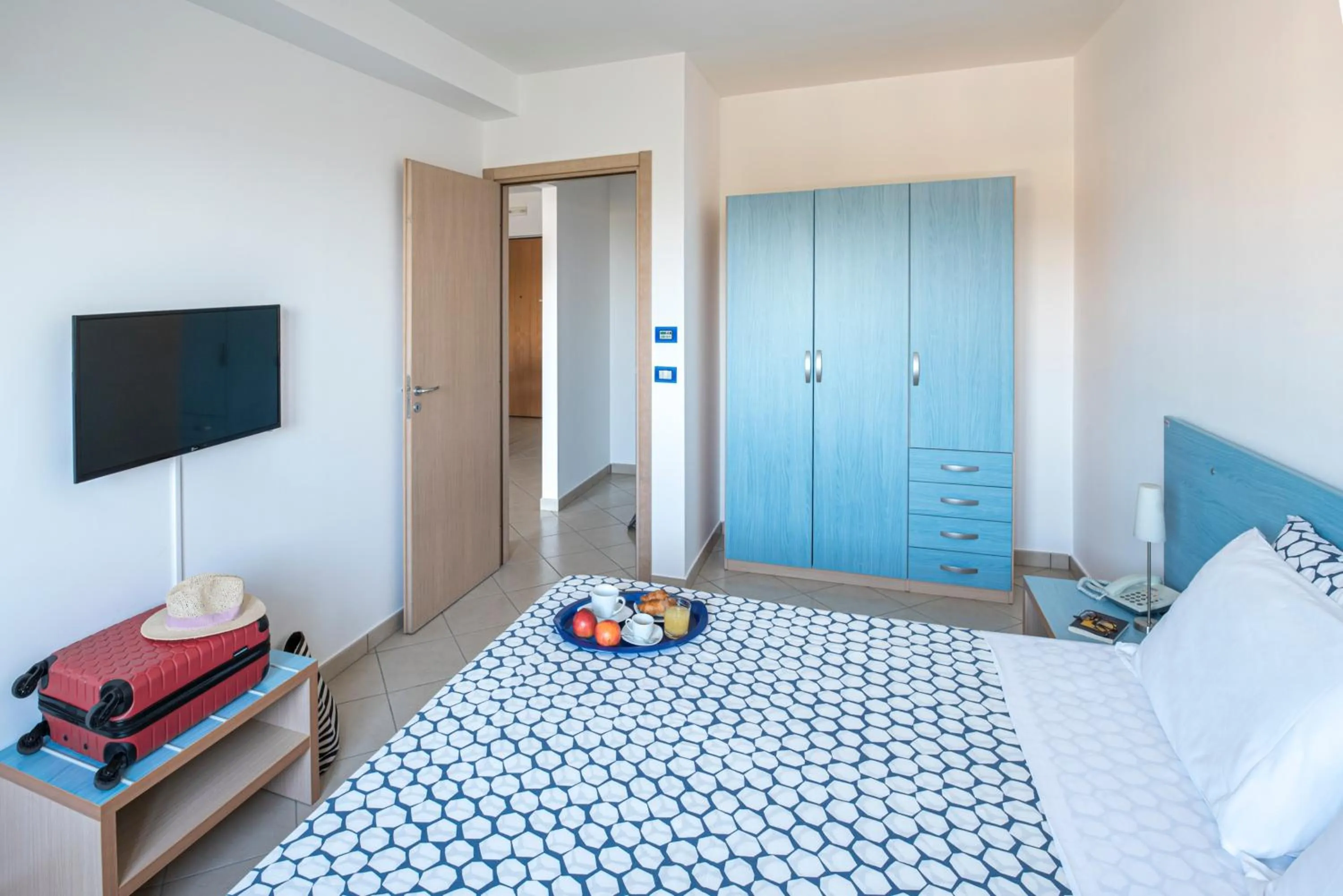 Bedroom, Bed in Residence Miljunka