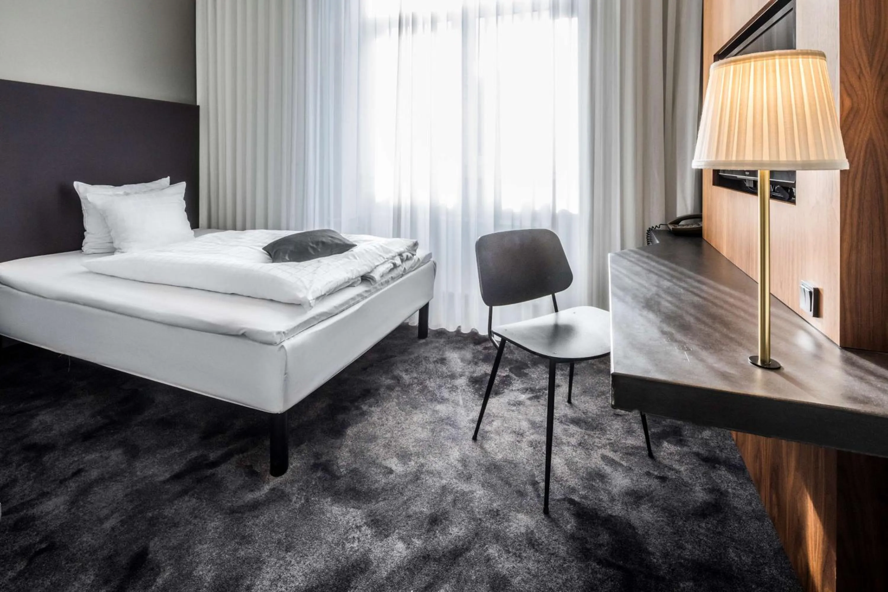 Bedroom, Bed in Scandic The Mayor