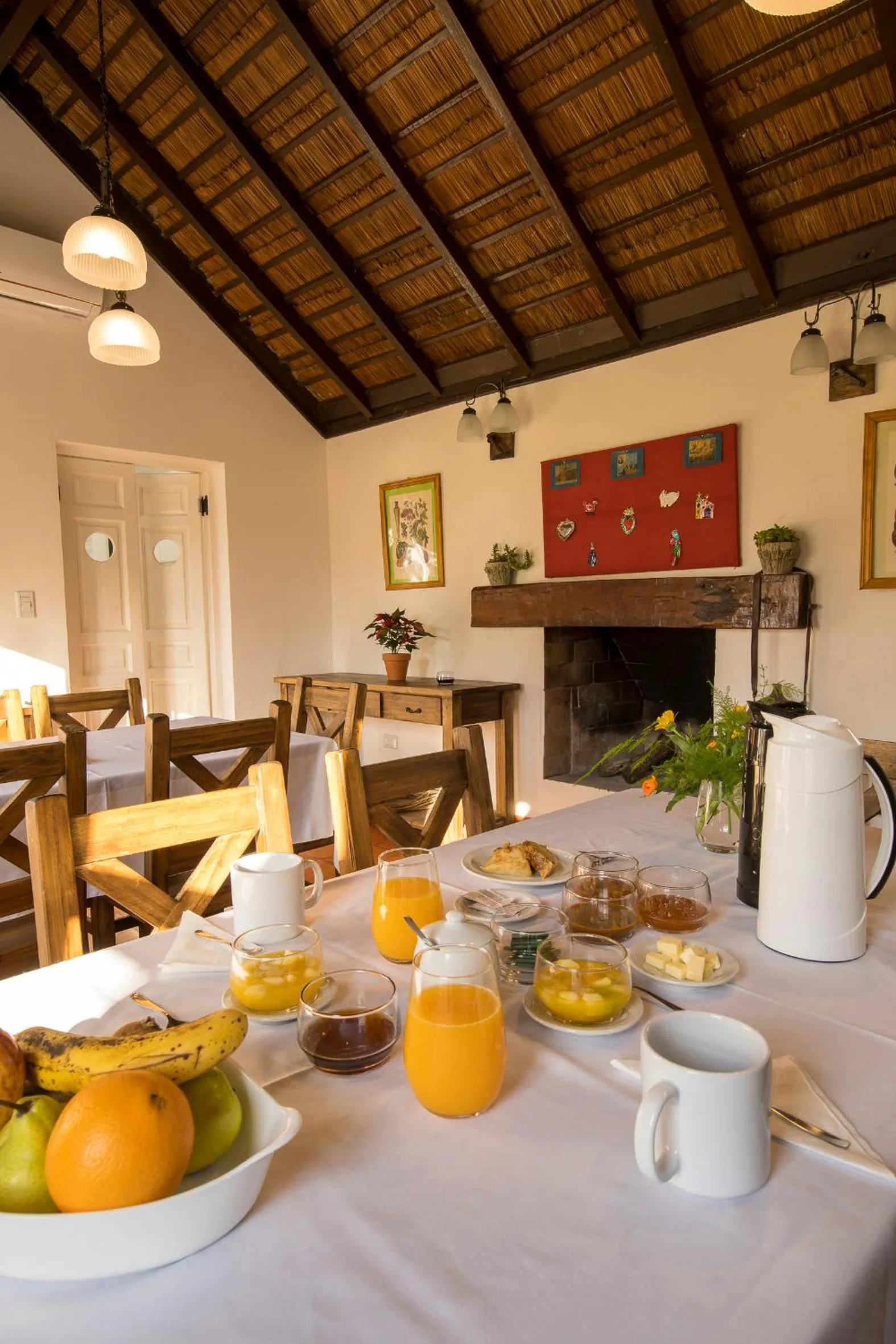 Continental breakfast in Estancia San Agustin