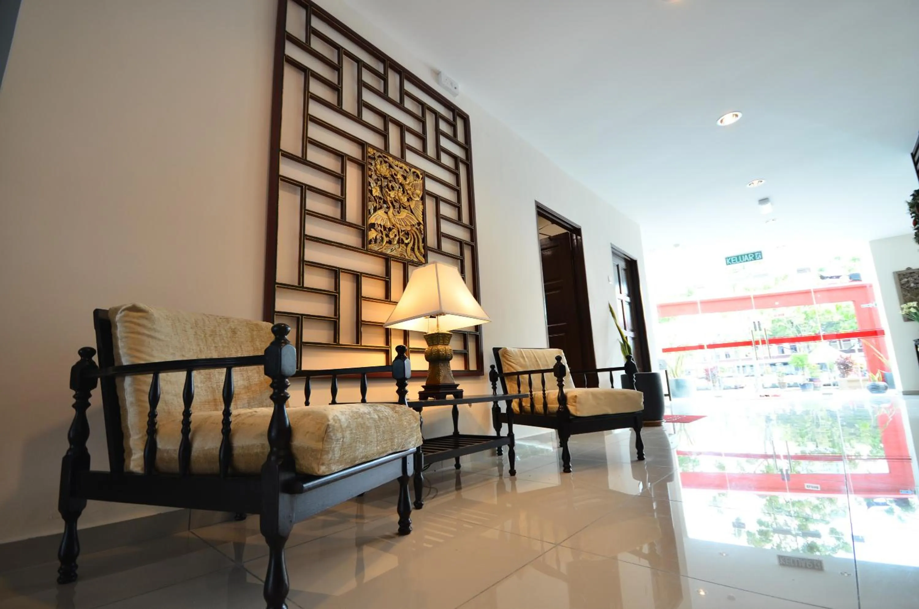 Decorative detail in 906 Riverside Hotel Malacca