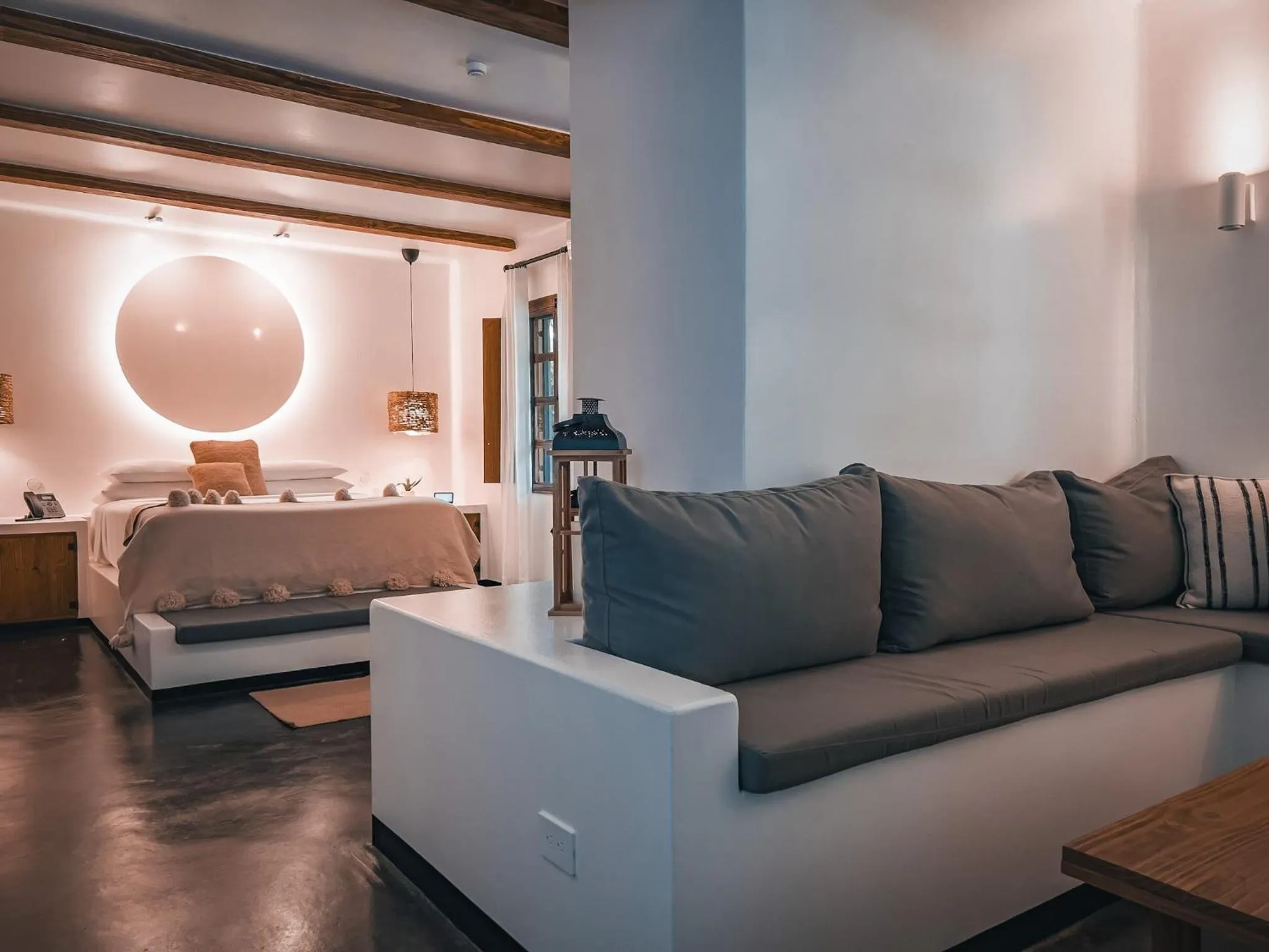 Bed in Vayu Retreat Villas