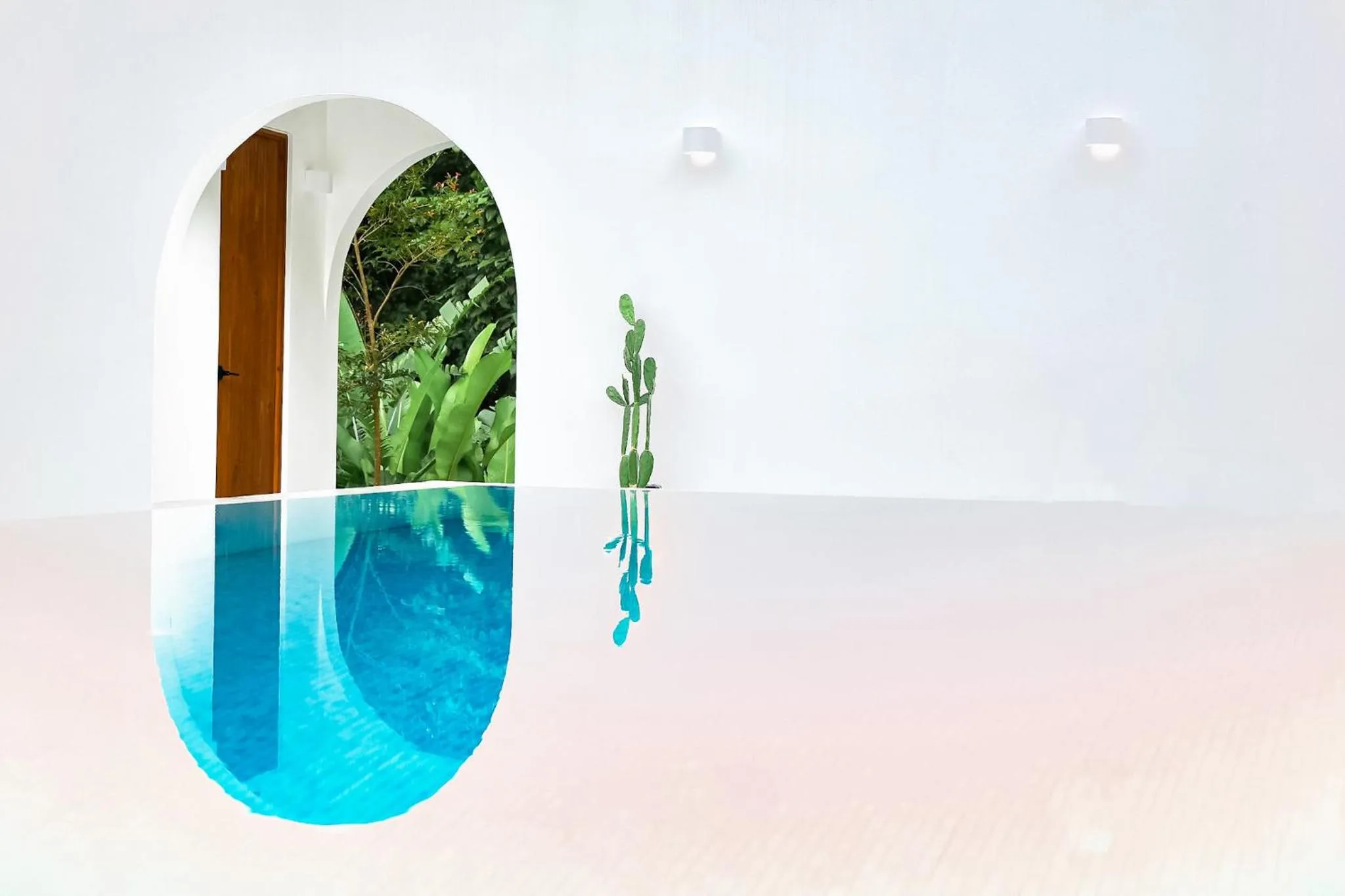 Pool view in Vayu Retreat Villas