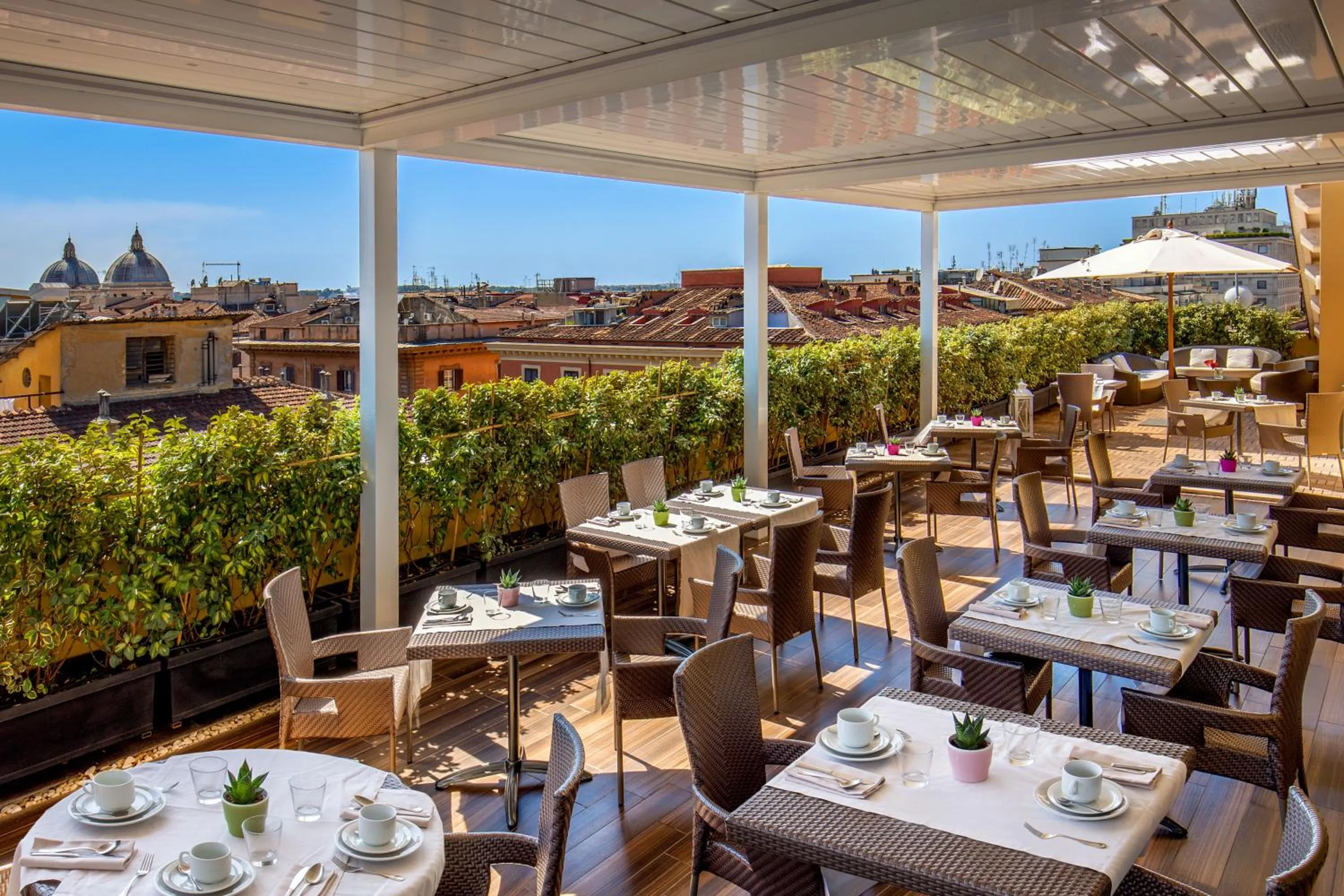 Patio in Hotel Gioberti