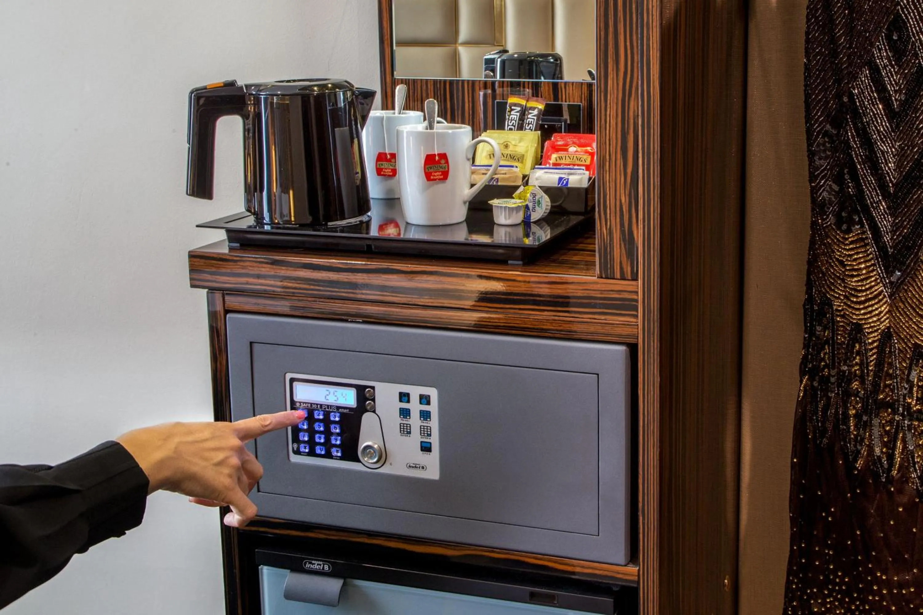 Coffee/tea facilities in Hotel Gioberti