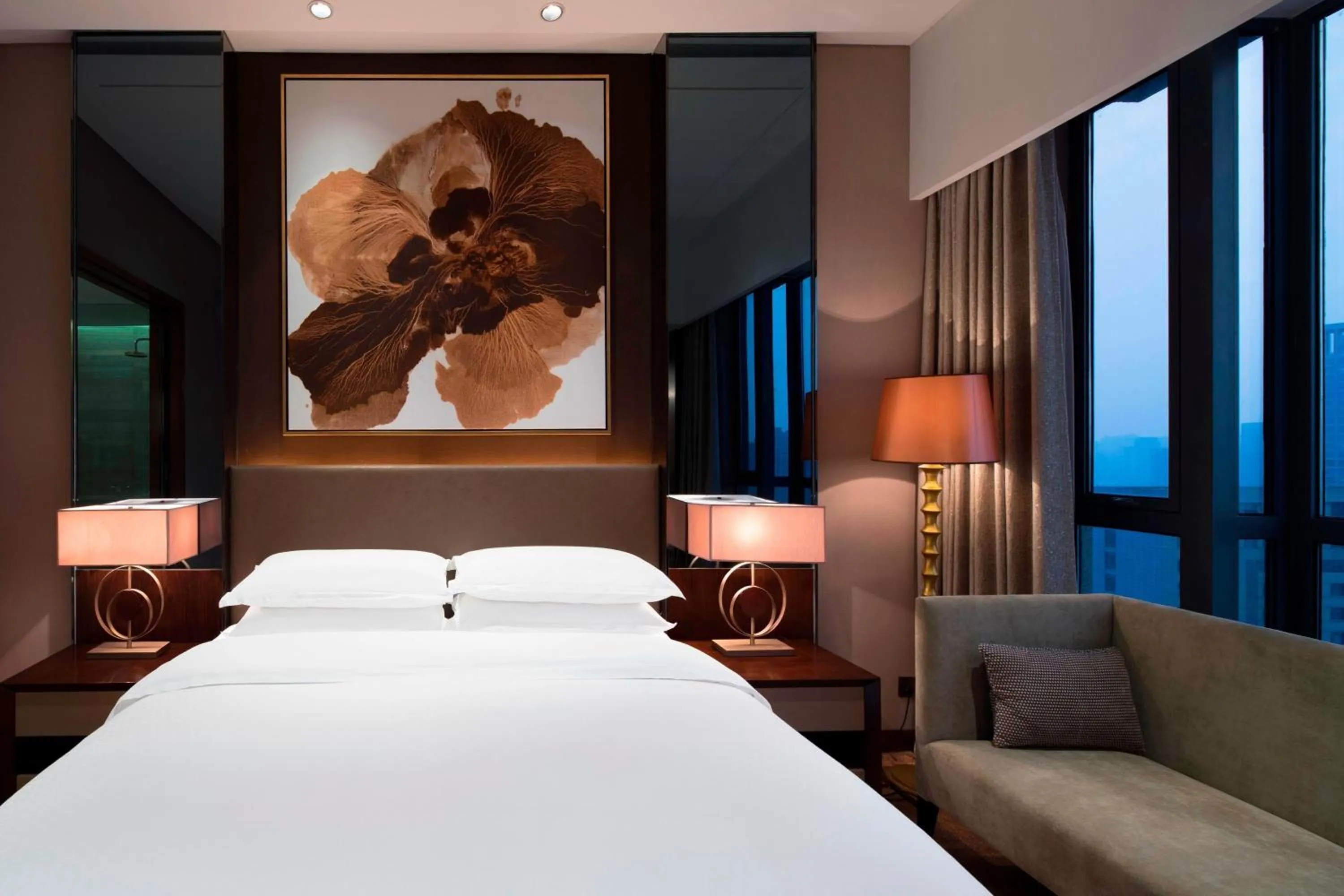 Bedroom, Bed in Four Points by Sheraton Hefei Shushan