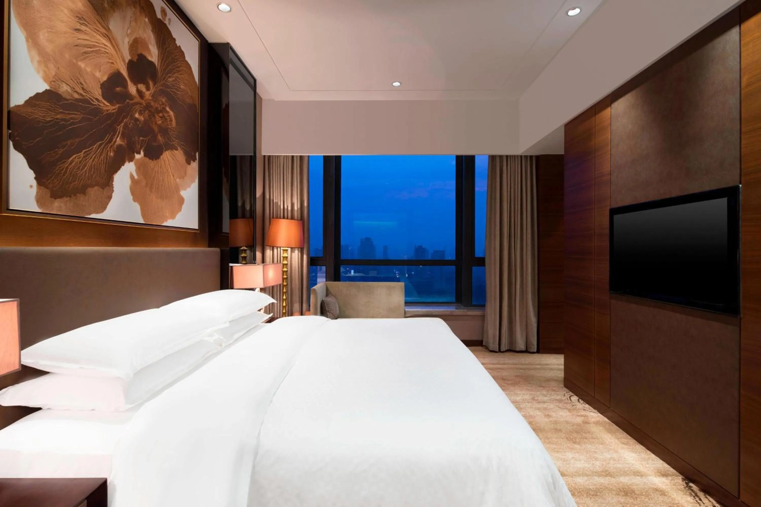 Bedroom, Bed in Four Points by Sheraton Hefei Shushan