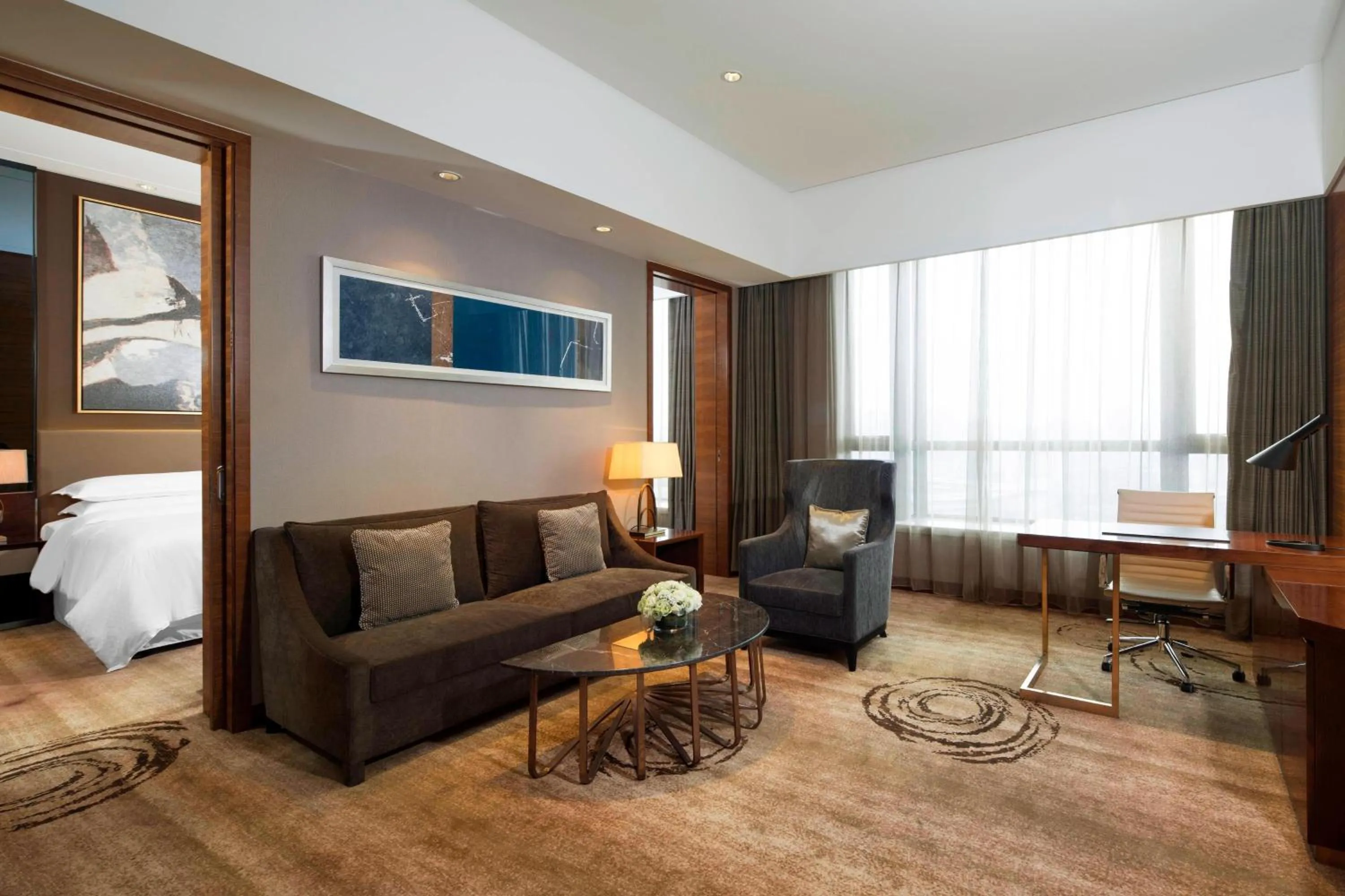 Bedroom, Bed in Four Points by Sheraton Hefei Shushan