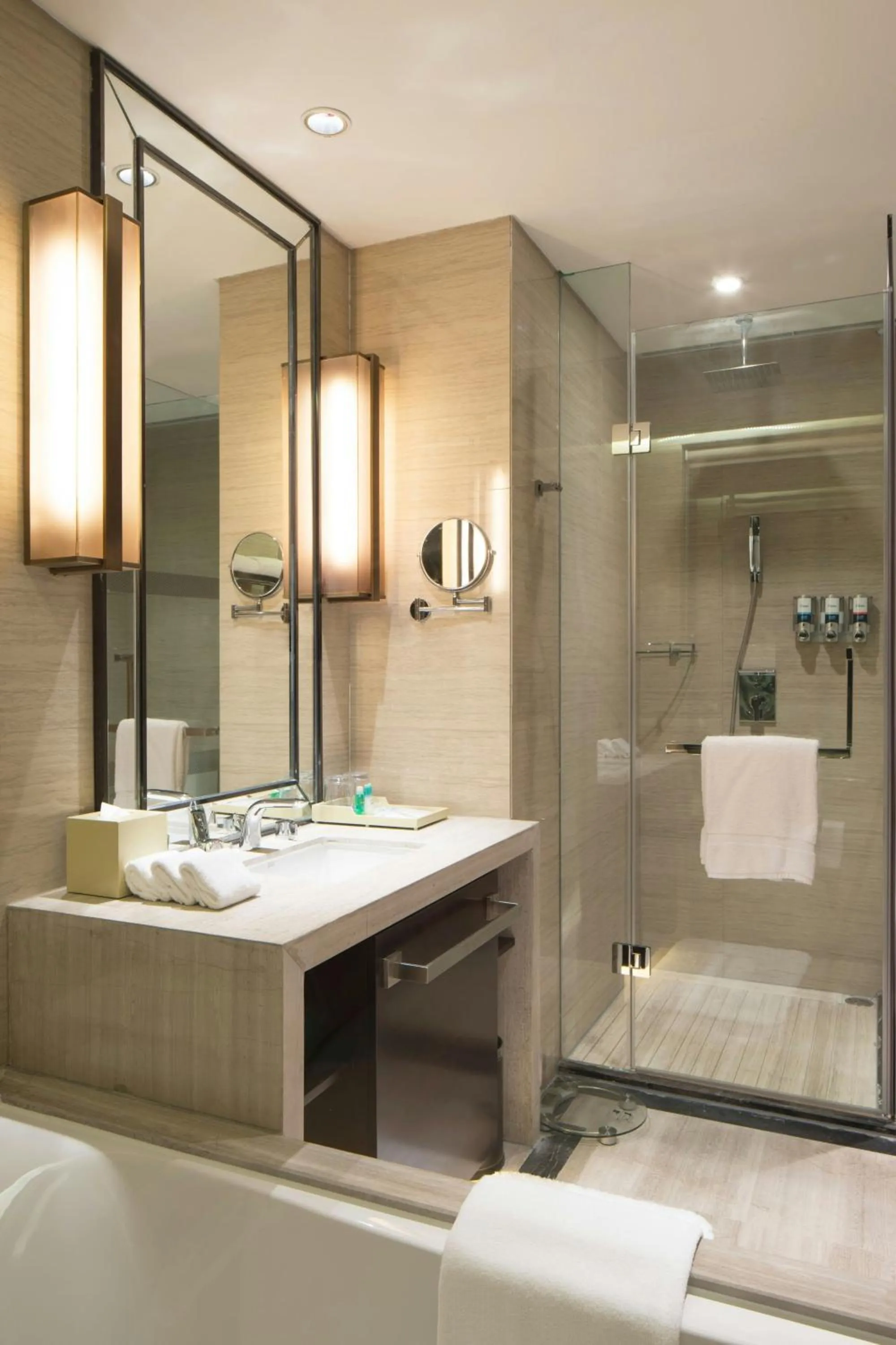 Bathroom in Four Points by Sheraton Hefei Shushan