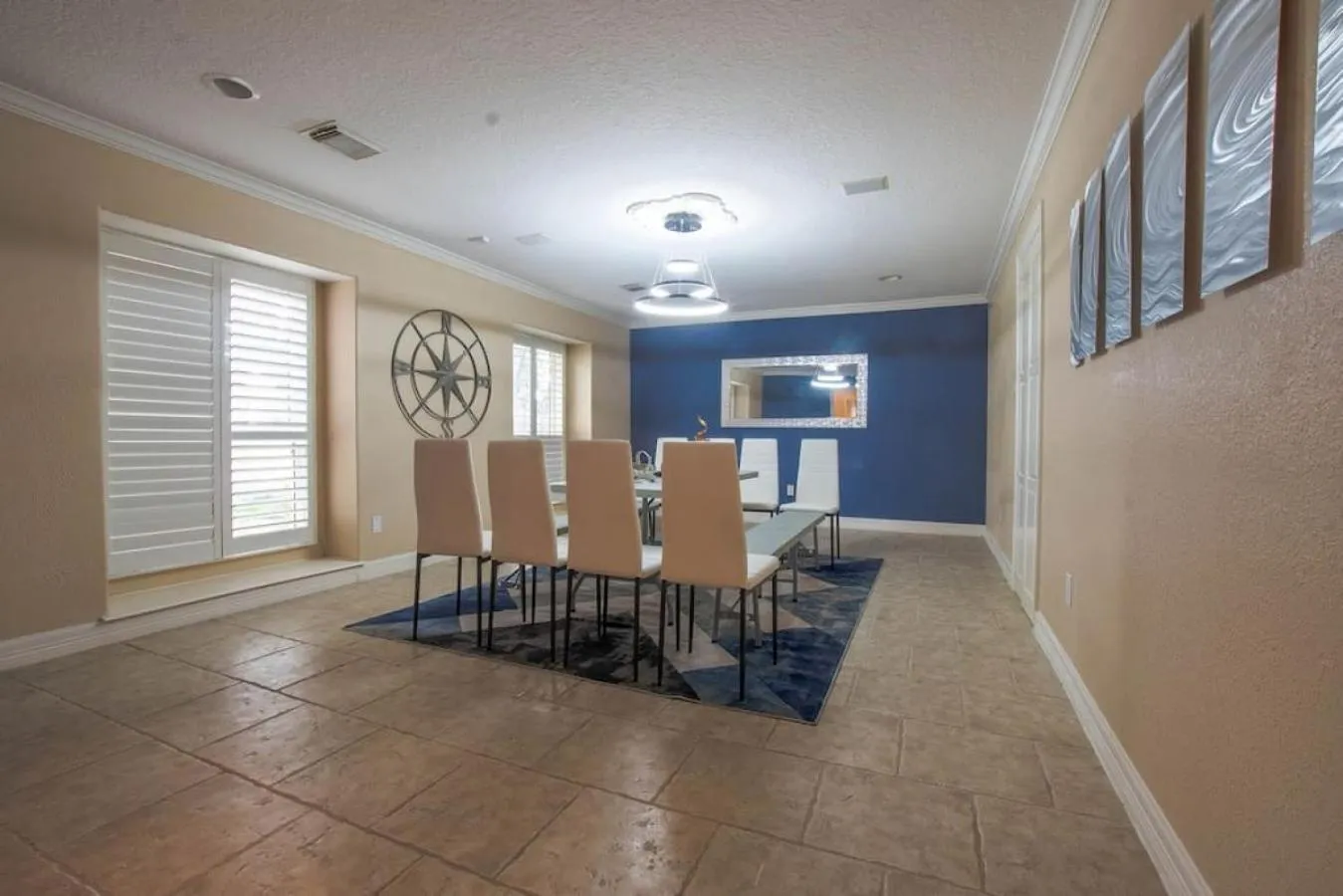 Dining area in Huge 6 Bedroom with Pool, Spa, 85 Inch TV, Game Room