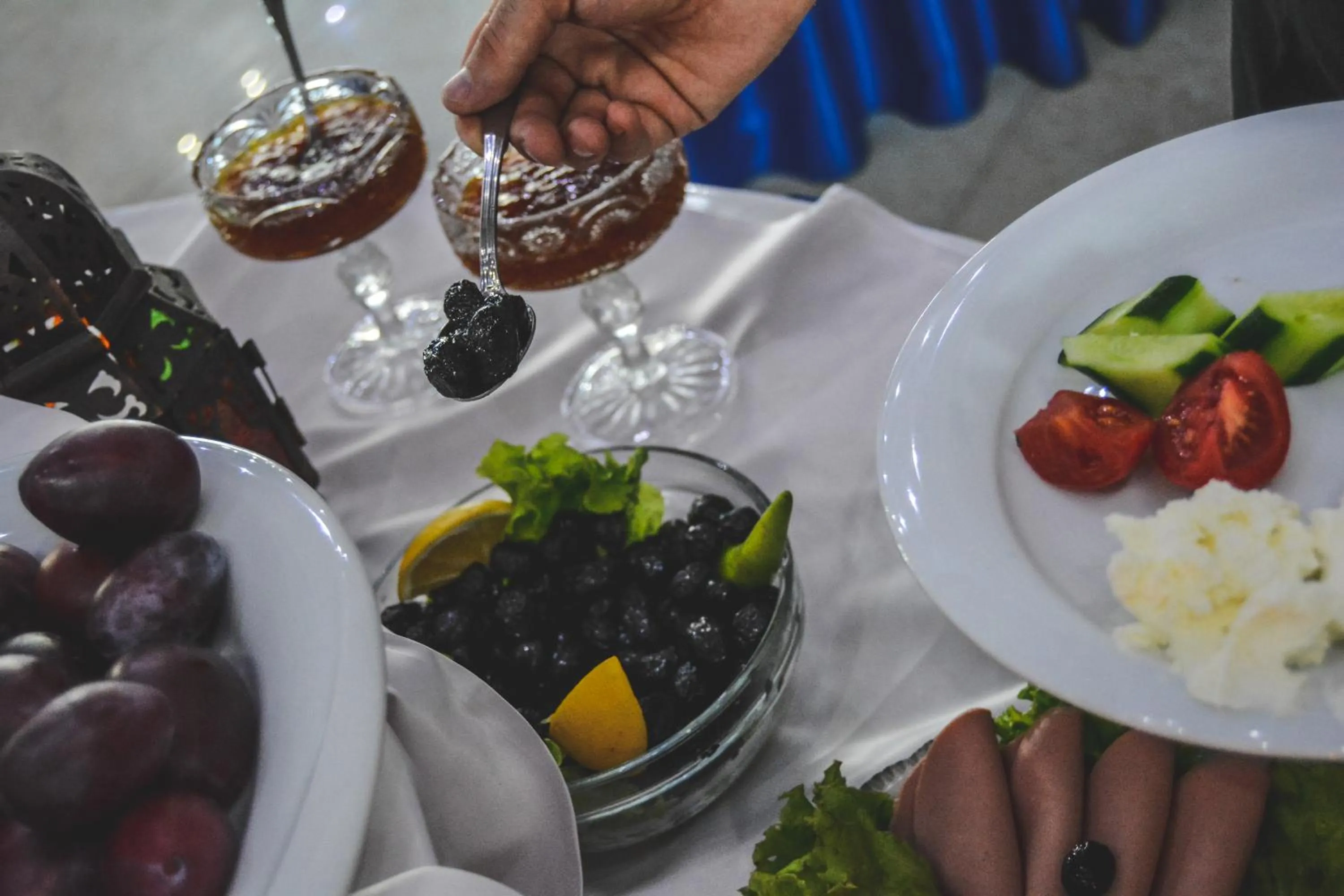 Continental breakfast in Emerald Hotel Baku