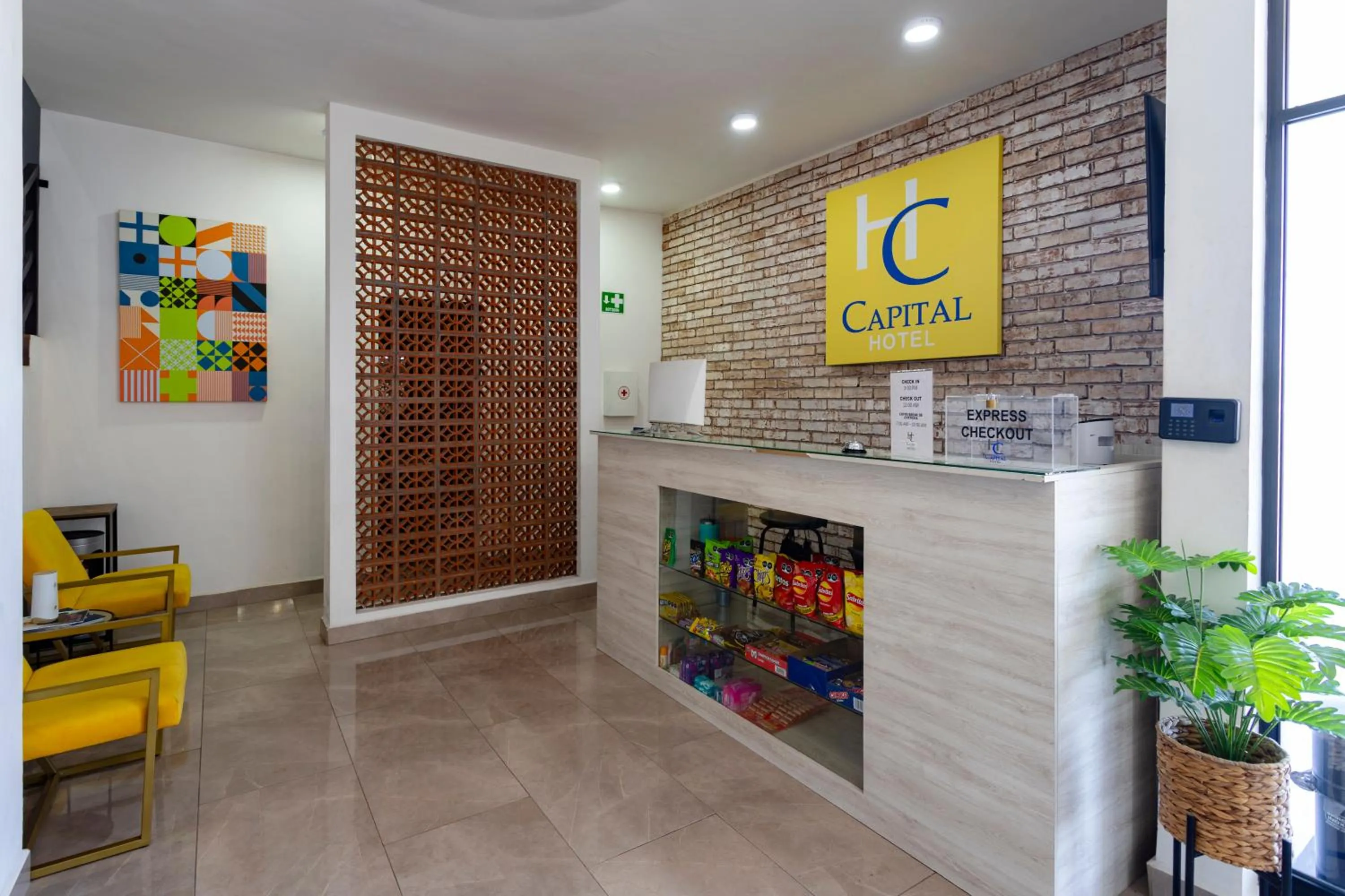 Lobby or reception in Capital Hotel Saltillo