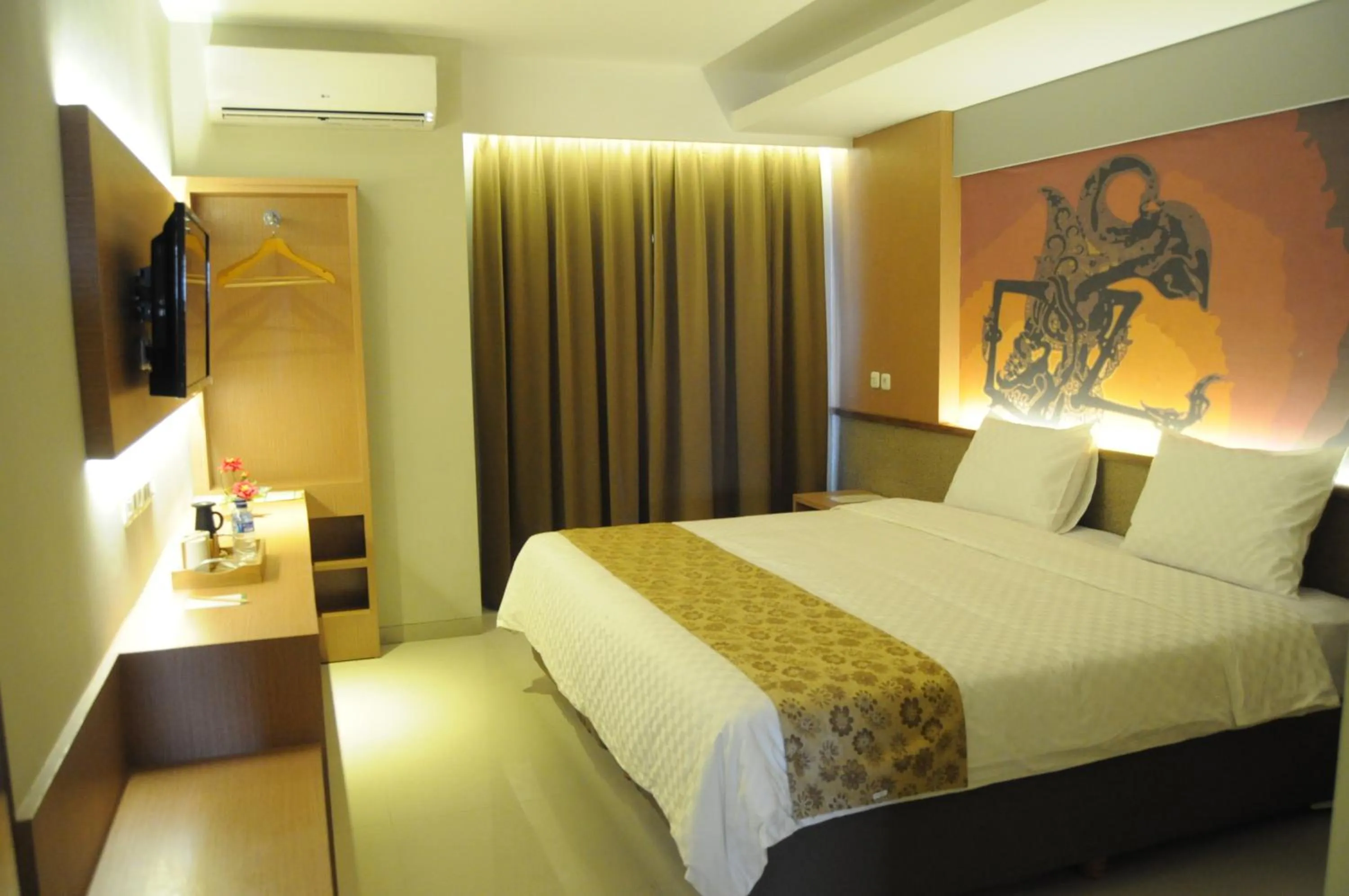 Decorative detail, Bed in Loji Hotel