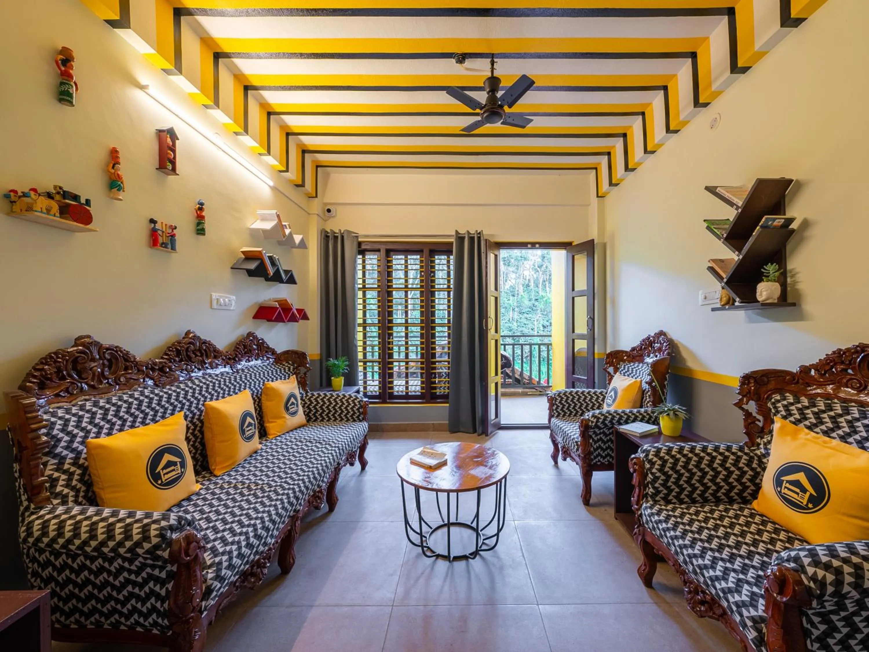 Library in The Hosteller Coorg Rainforest, Madikeri