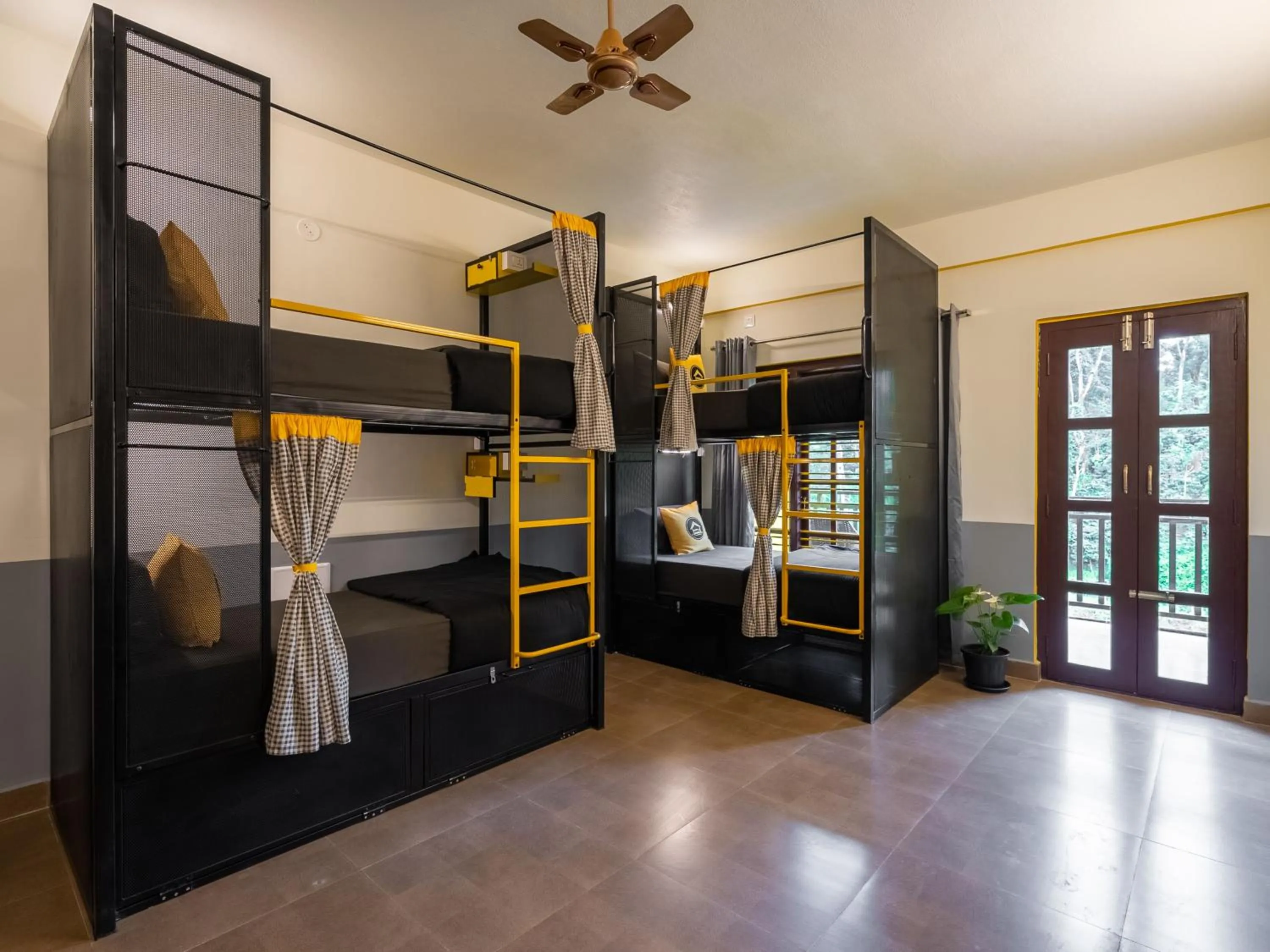 Bed in The Hosteller Coorg Rainforest, Madikeri