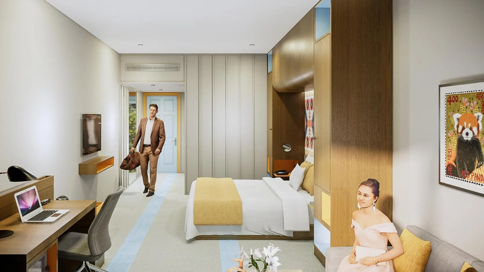 Bed in Zone By The Park Gopalpur