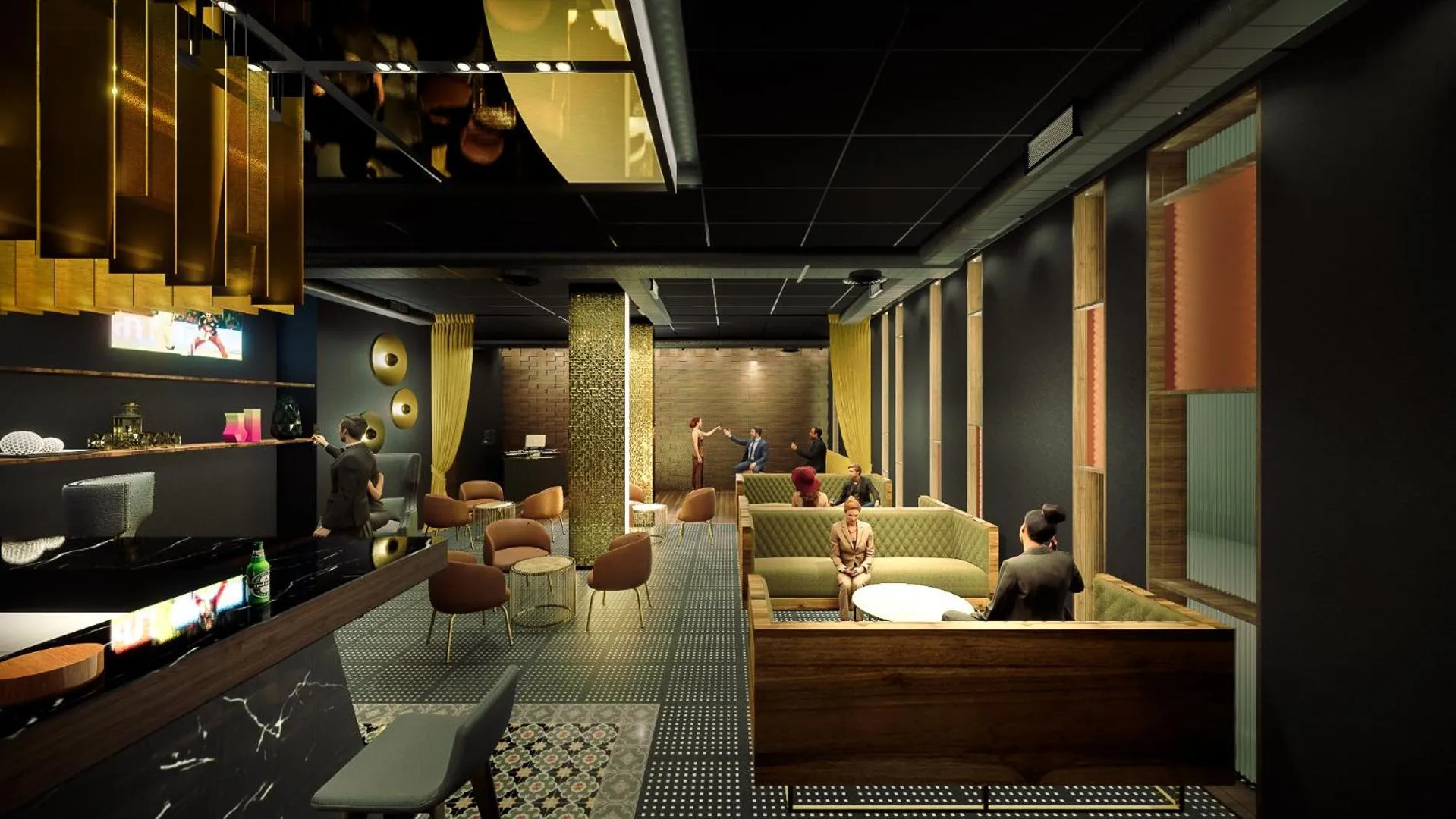 Lounge or bar in Zone By The Park Gopalpur