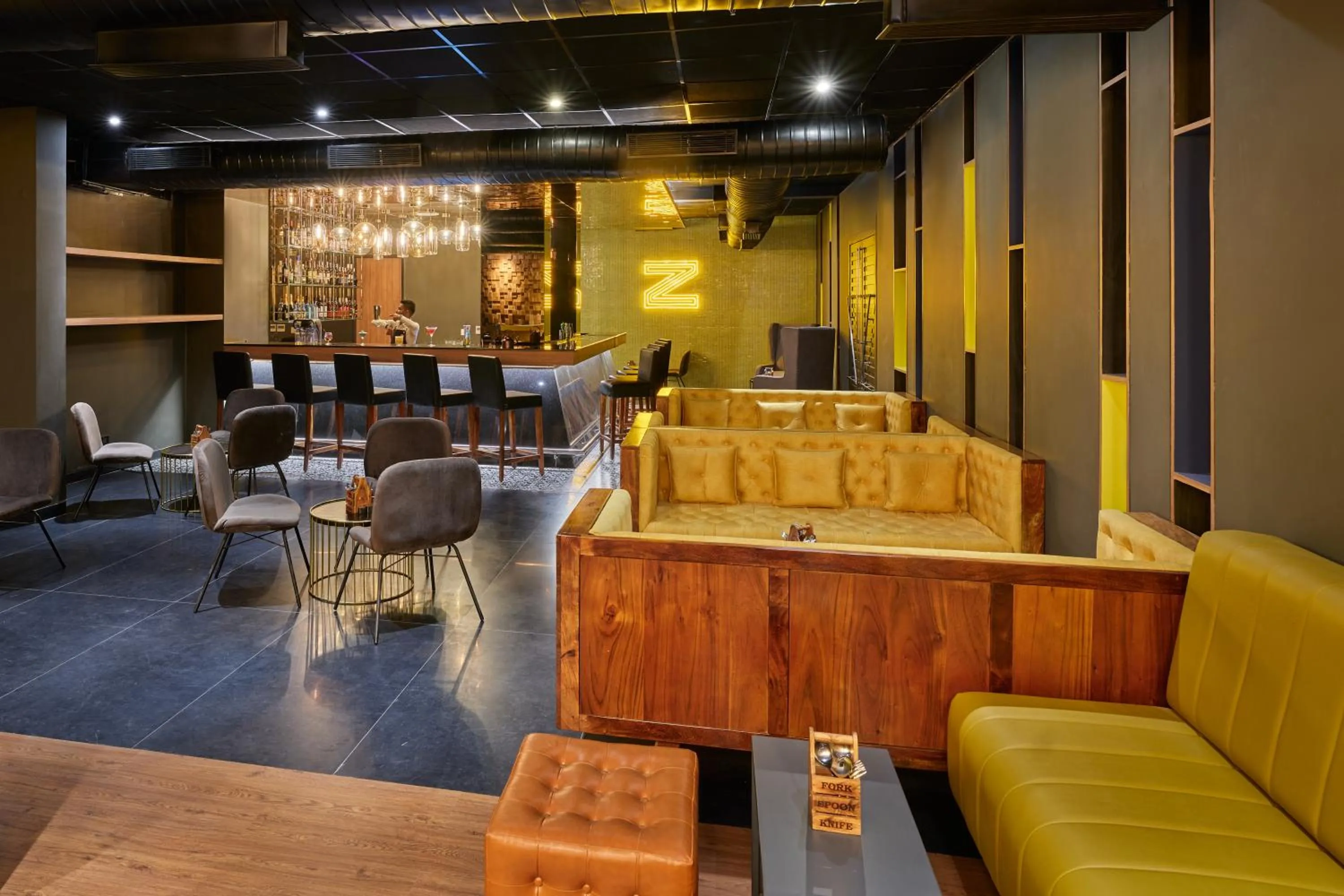 Lounge or bar in Zone By The Park Gopalpur