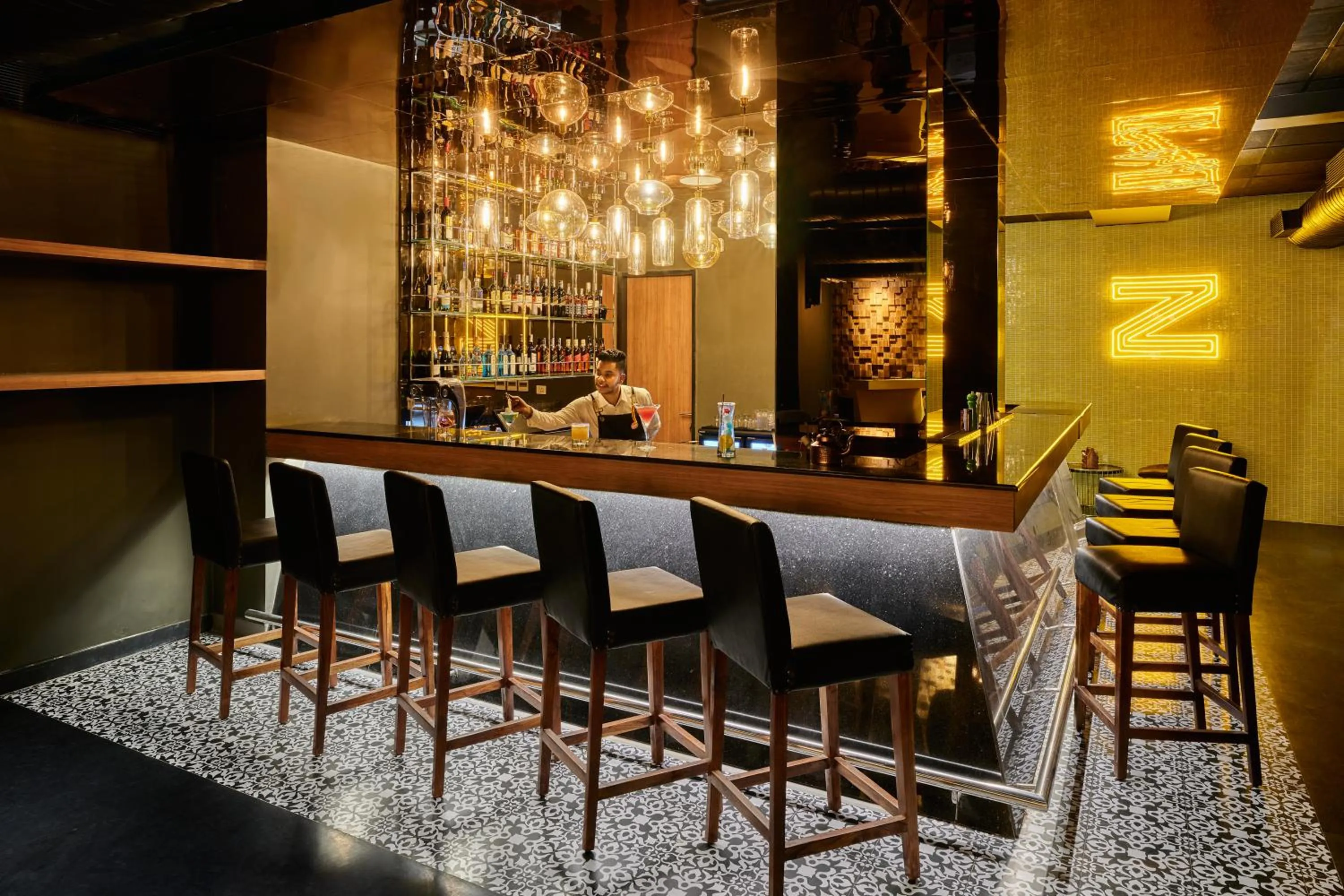 Lounge or bar in Zone By The Park Gopalpur