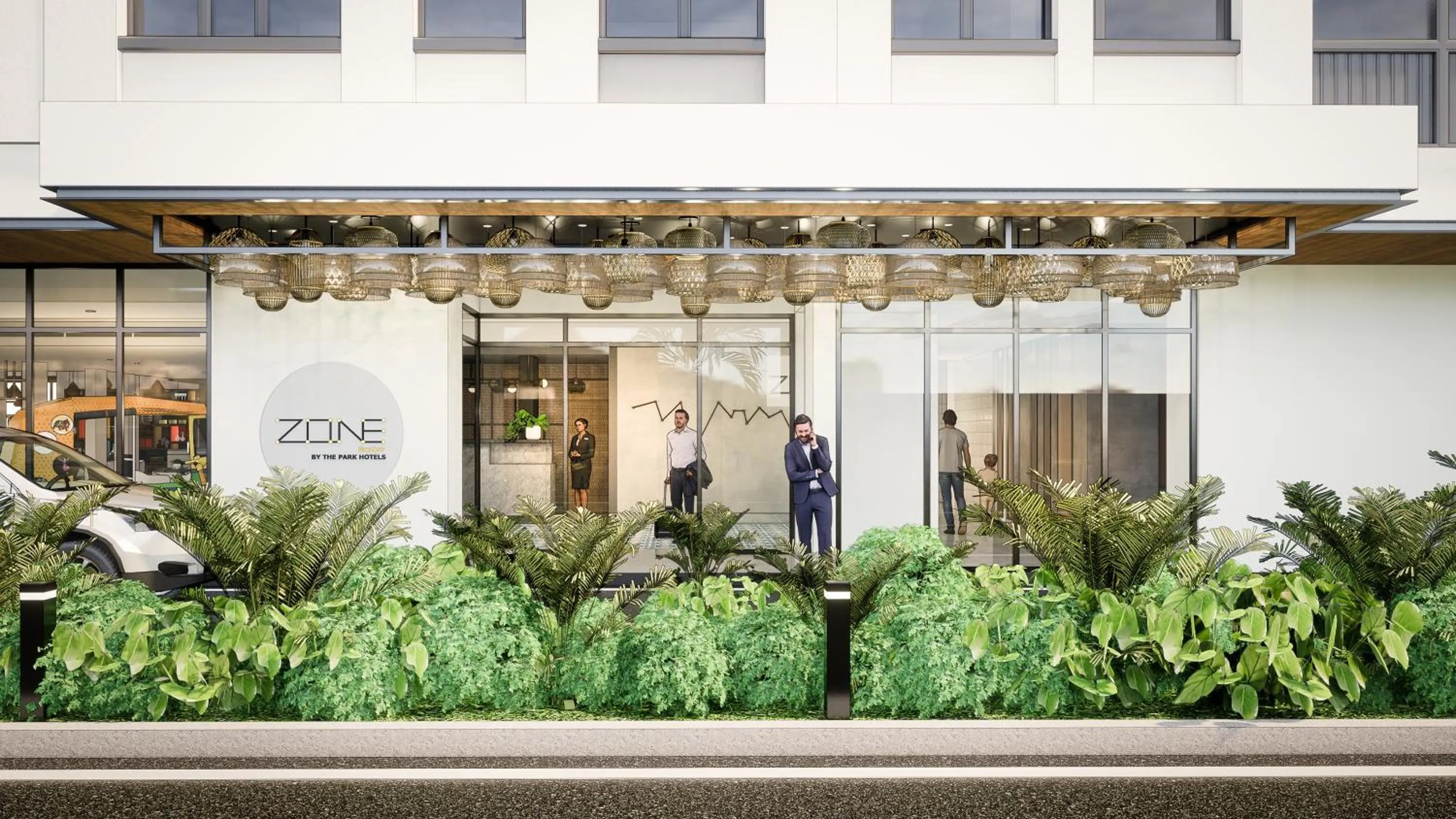 Facade/entrance in Zone By The Park Gopalpur