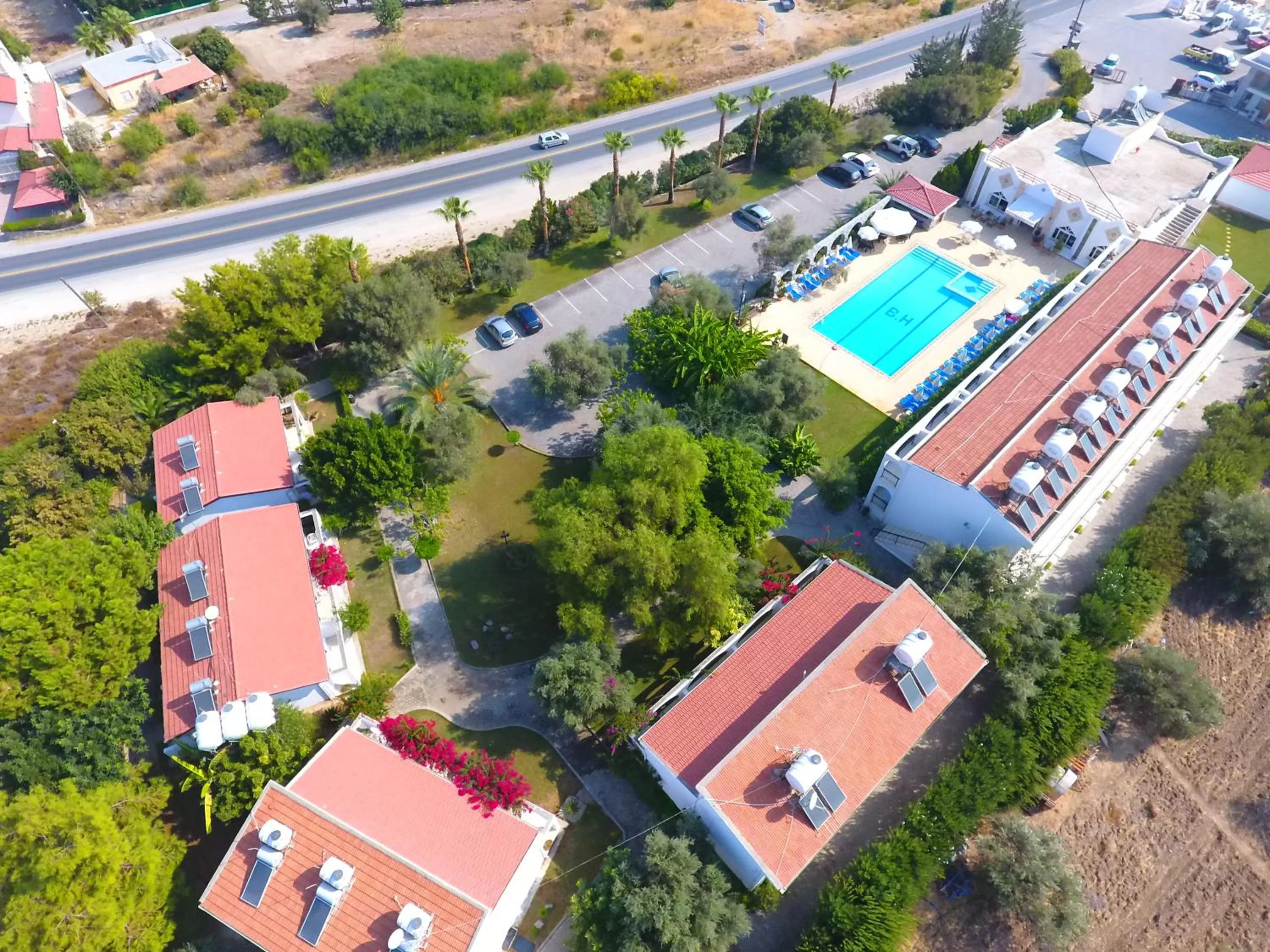 Bird's eye view in Bare Hill Holiday Apartments