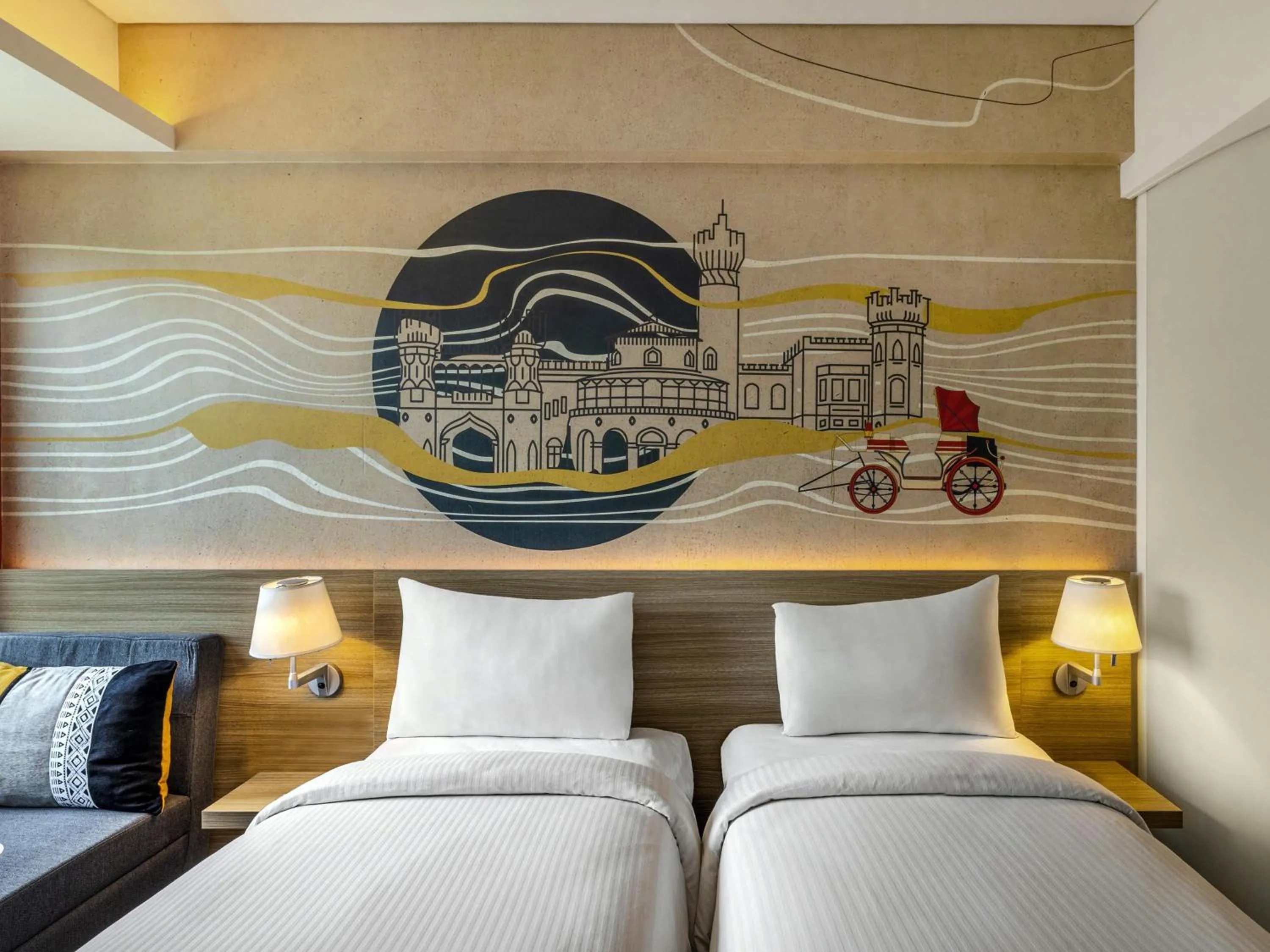 Bedroom, Bed in ibis Bengaluru Hebbal - An Accor Brand