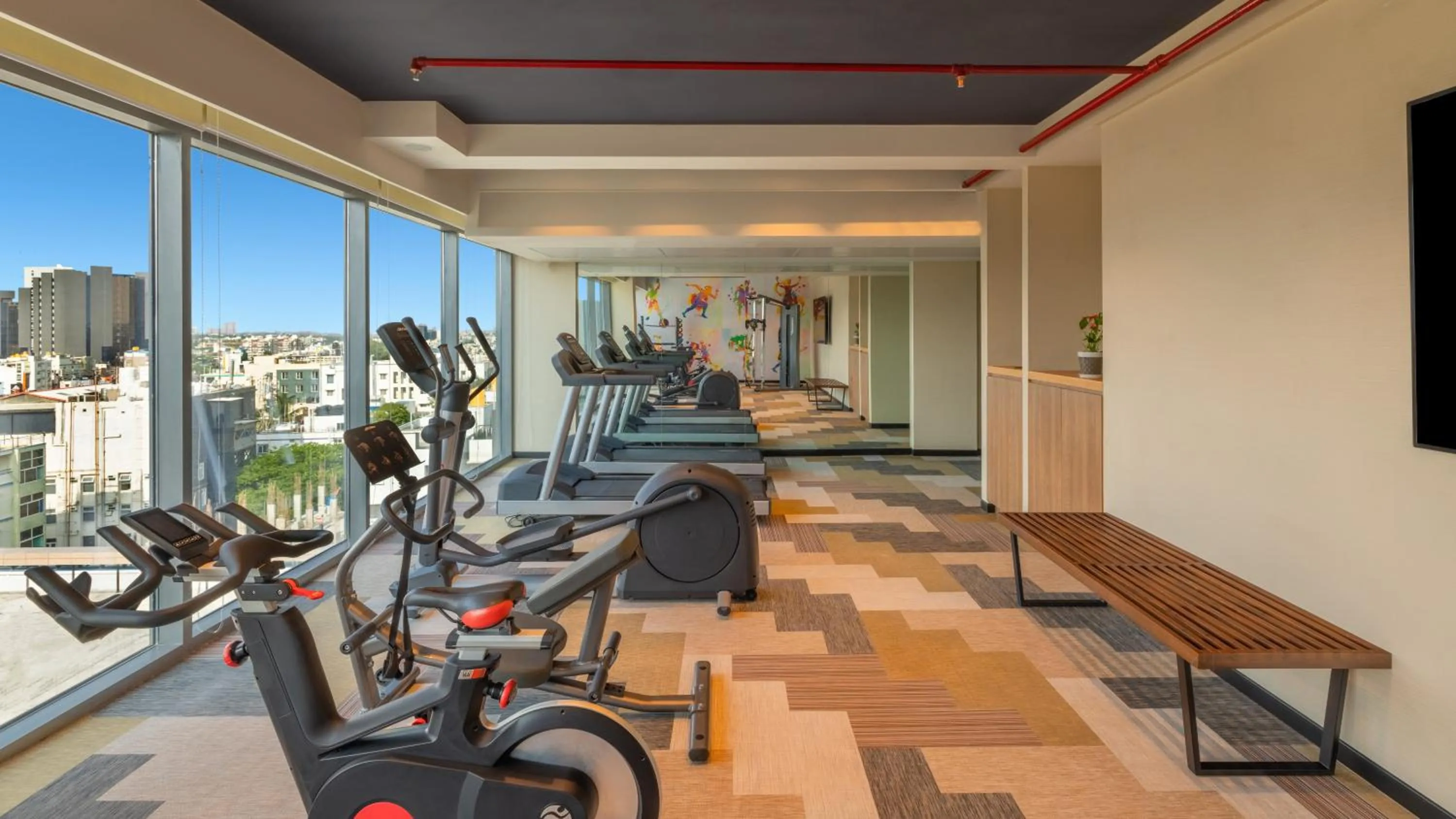 Fitness centre/facilities in ibis Bengaluru Hebbal - An Accor Brand