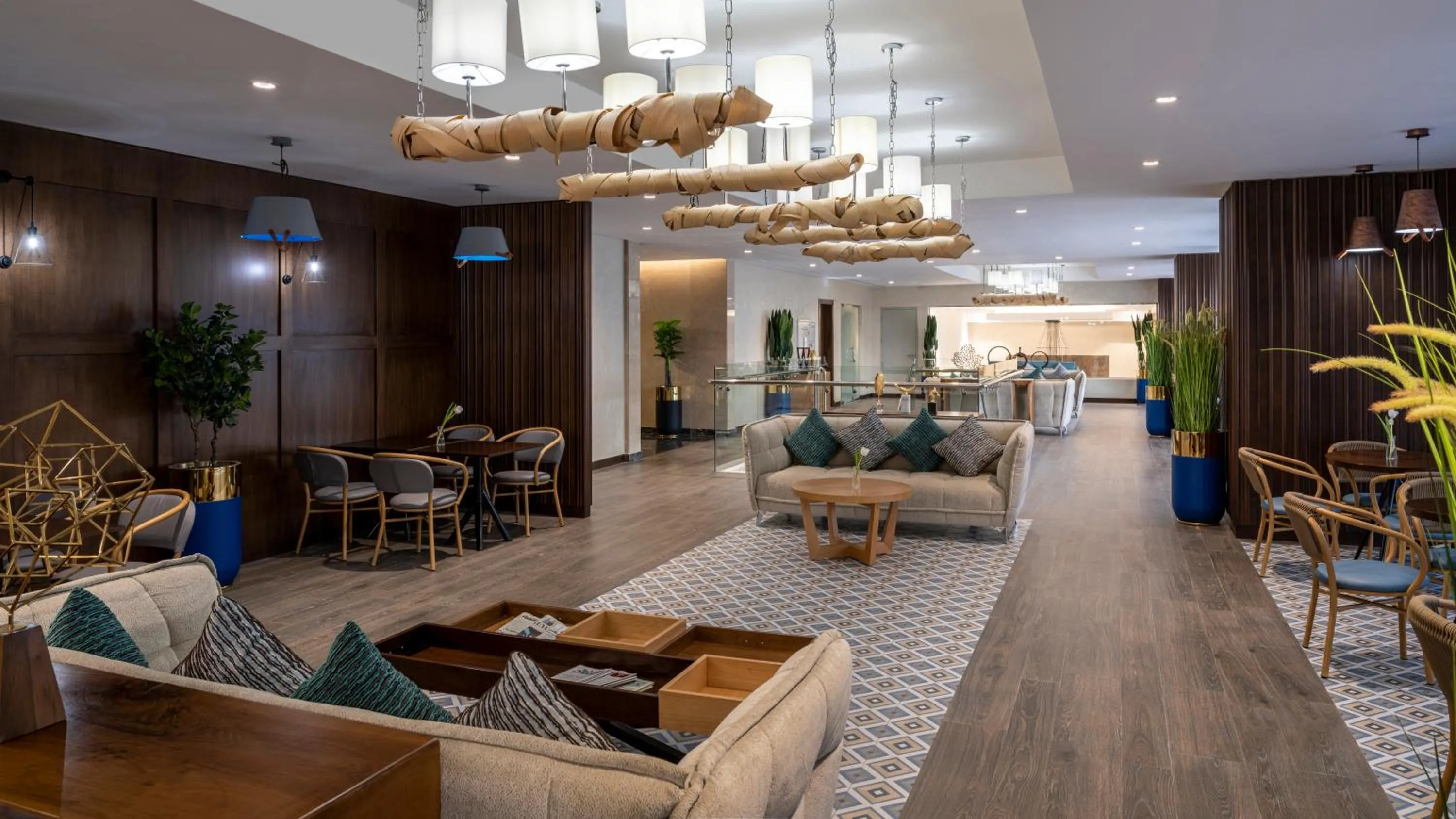 Lobby or reception in Novotel Makkah Thakher City