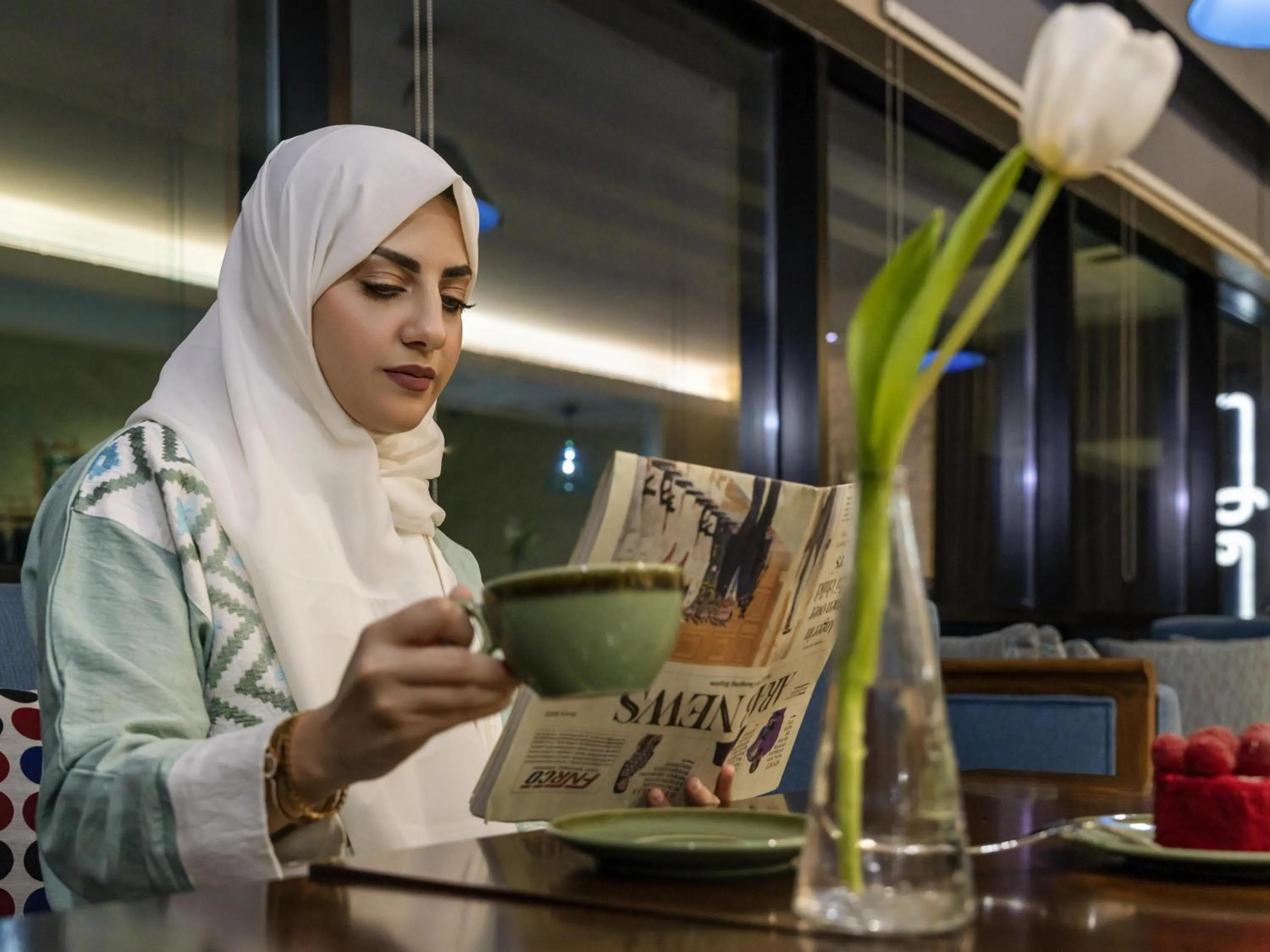 Lounge or bar in Novotel Makkah Thakher City