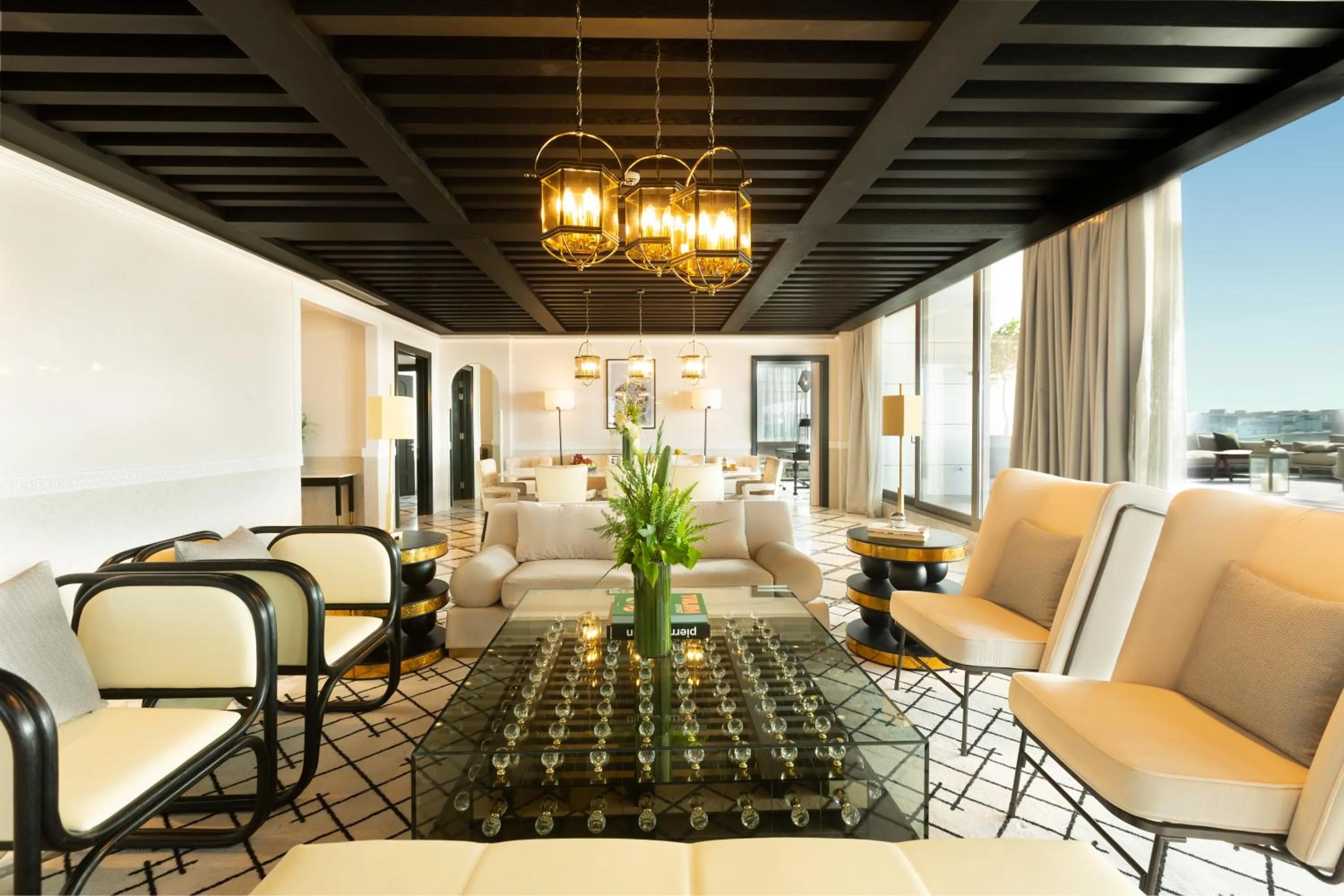 Living room in Fairmont La Marina Rabat Sale Hotel