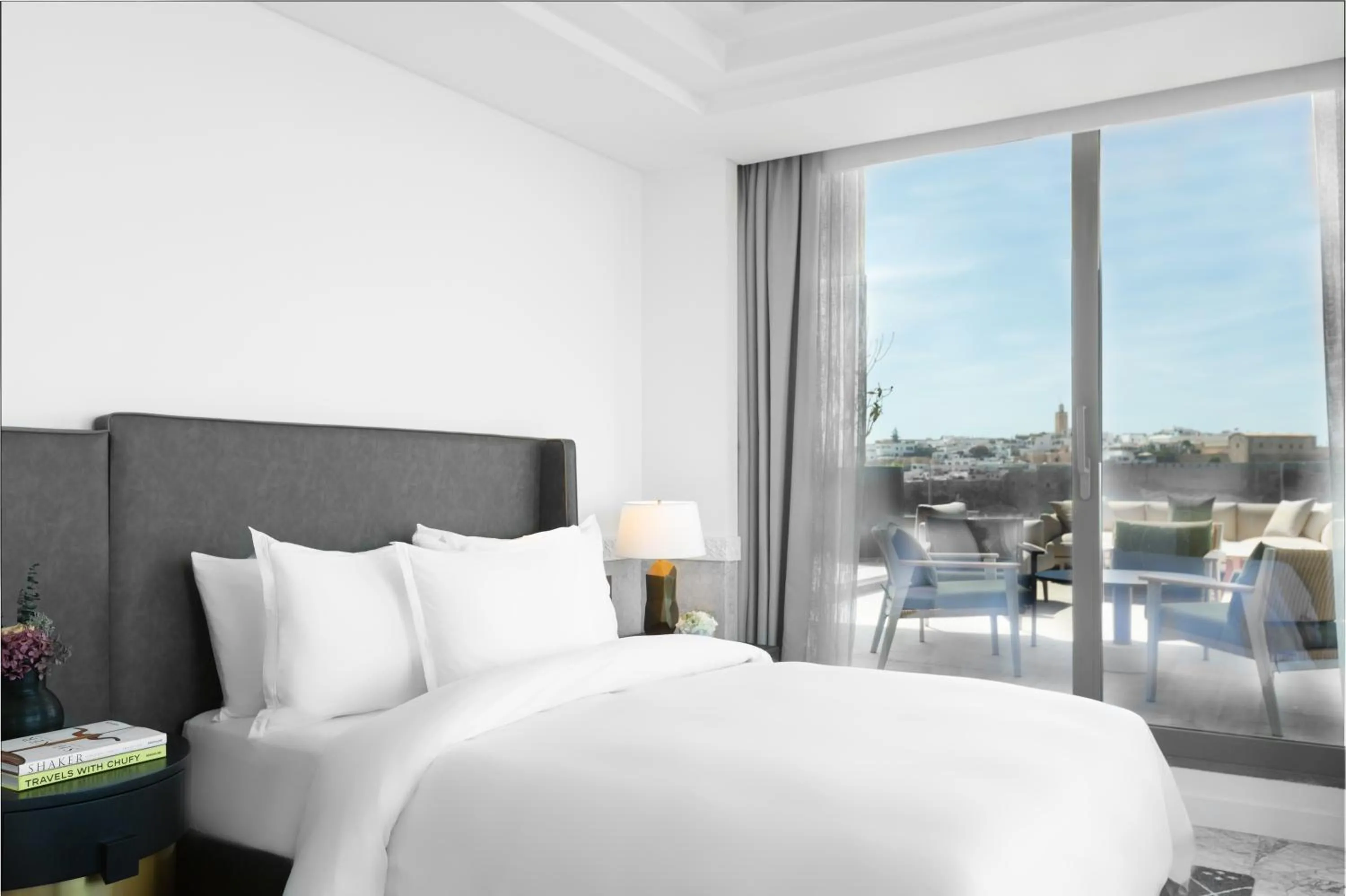 Bedroom, Bed in Fairmont La Marina Rabat Sale Hotel