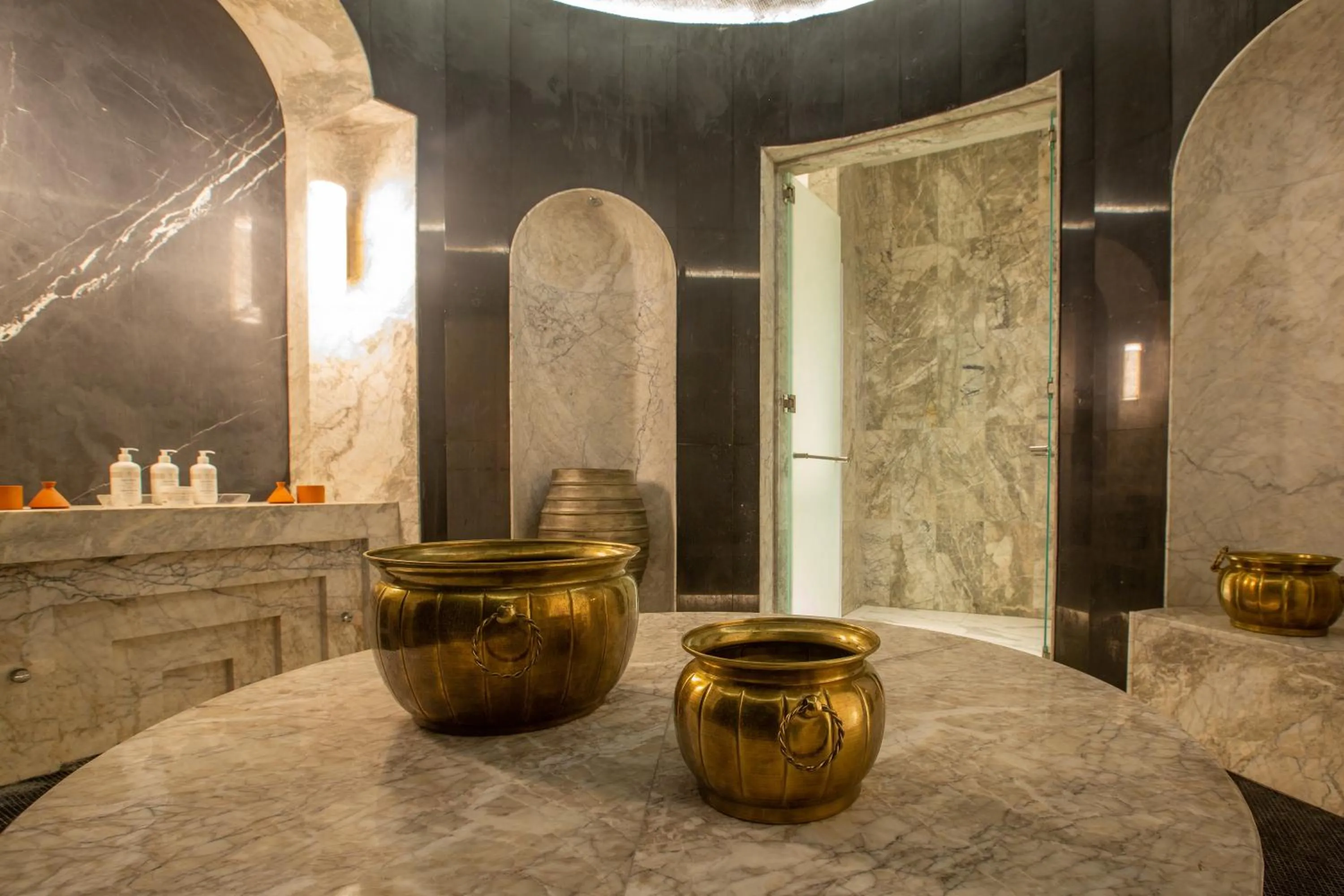 Steam room in Fairmont La Marina Rabat Sale Hotel