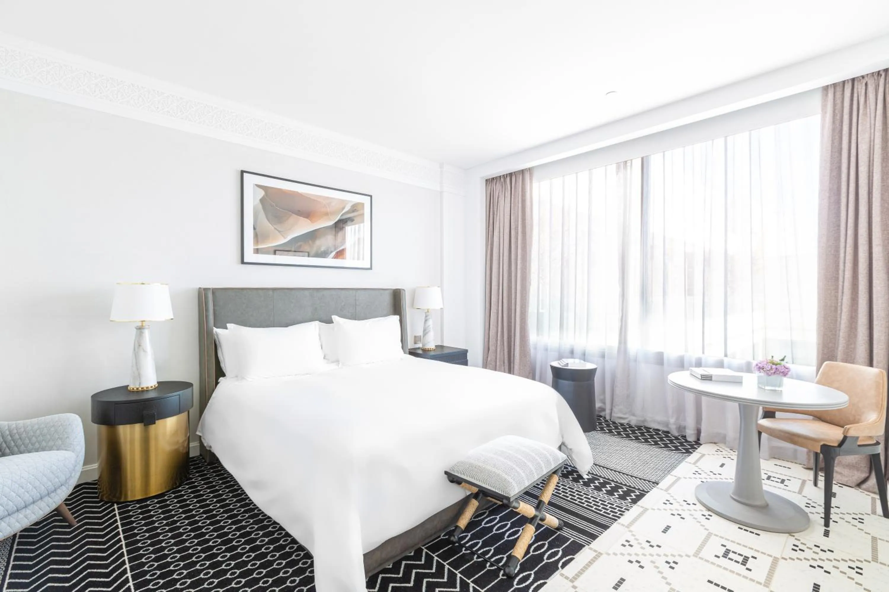 Photo of the whole room, Bed in Fairmont La Marina Rabat Sale Hotel