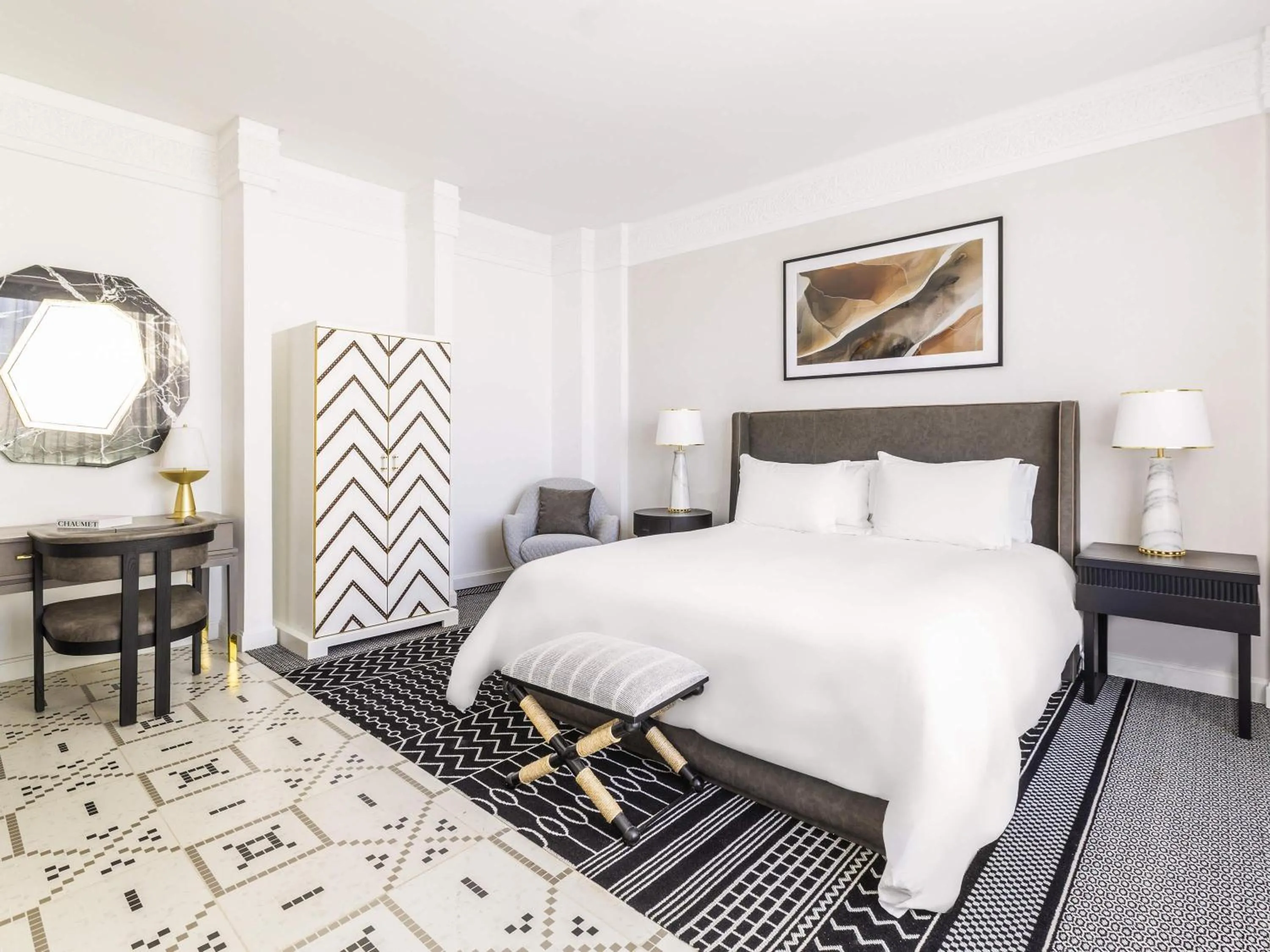 Bedroom, Bed in Fairmont La Marina Rabat Sale Hotel