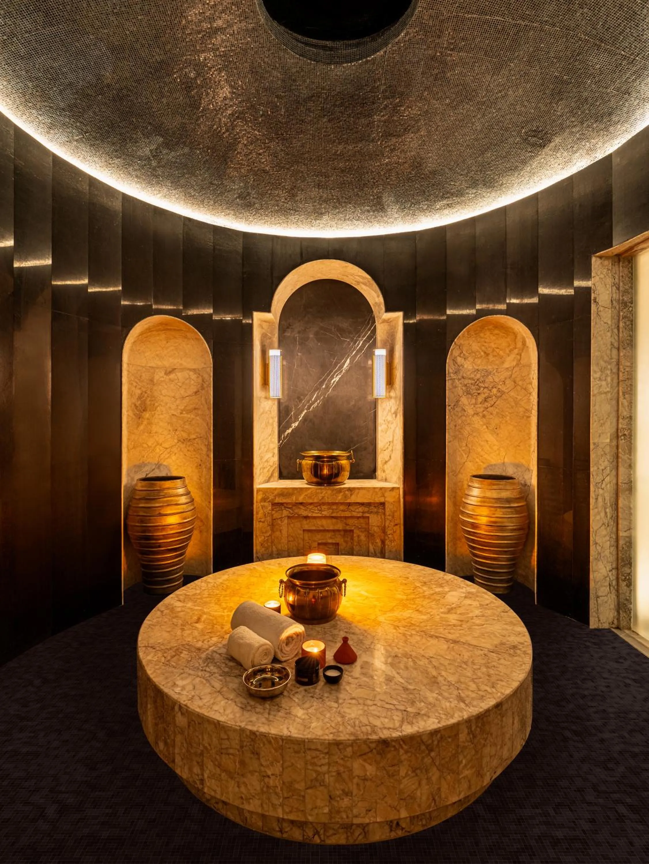 Steam room in Fairmont La Marina Rabat Sale Hotel