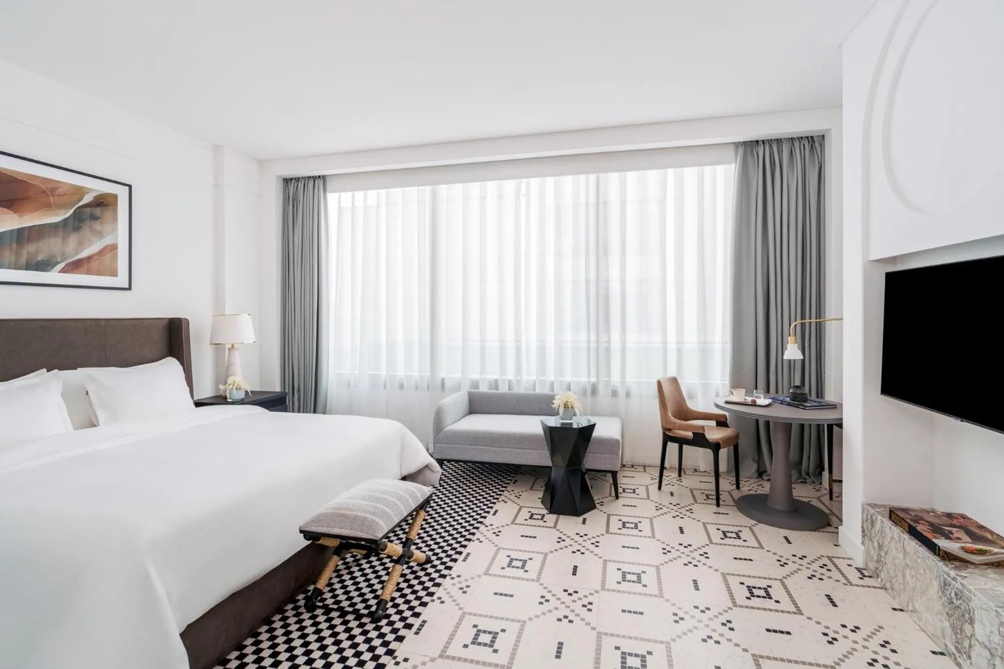 Bedroom, Bed in Fairmont La Marina Rabat Sale Hotel