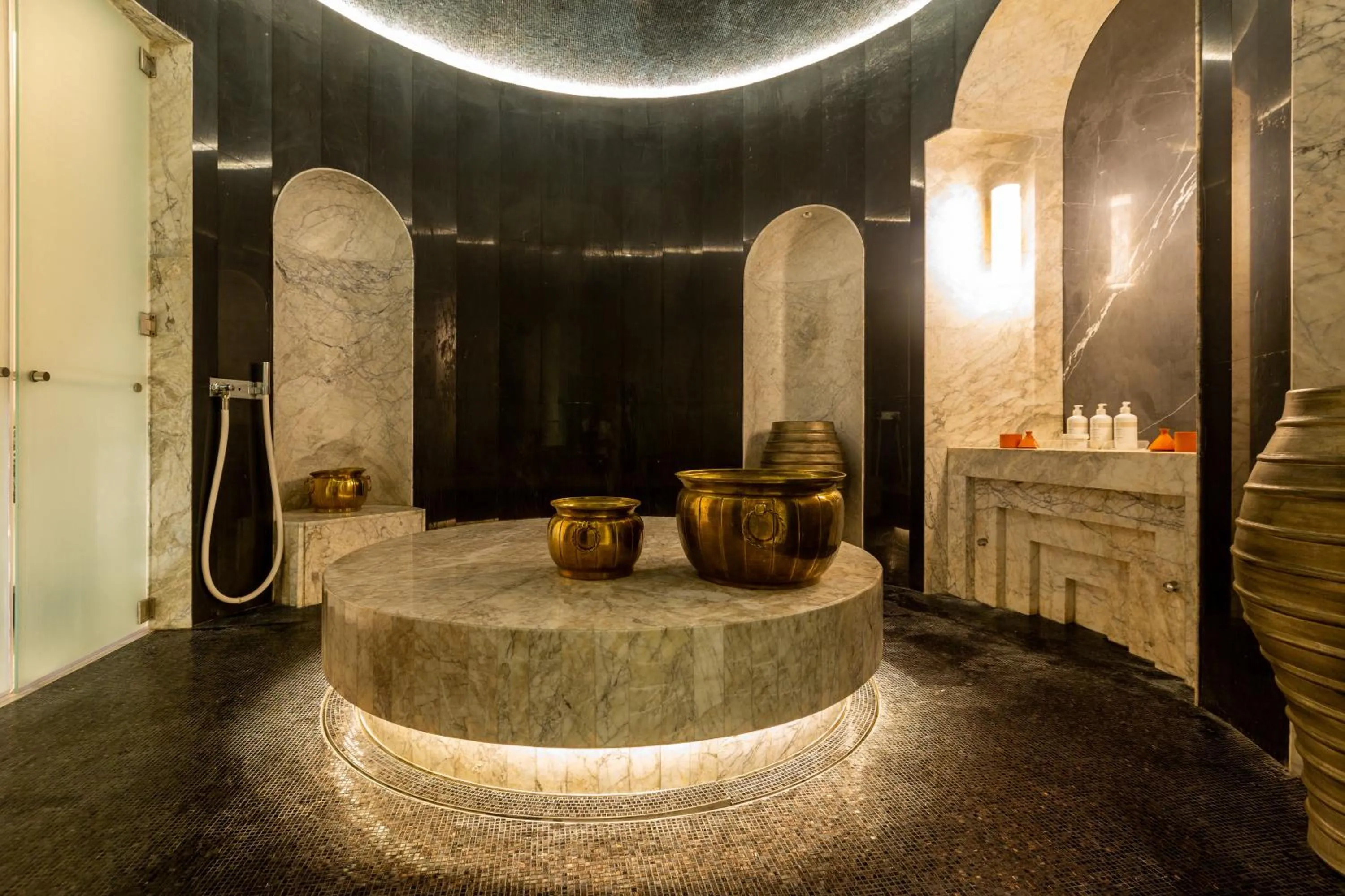 Steam room in Fairmont La Marina Rabat Sale Hotel