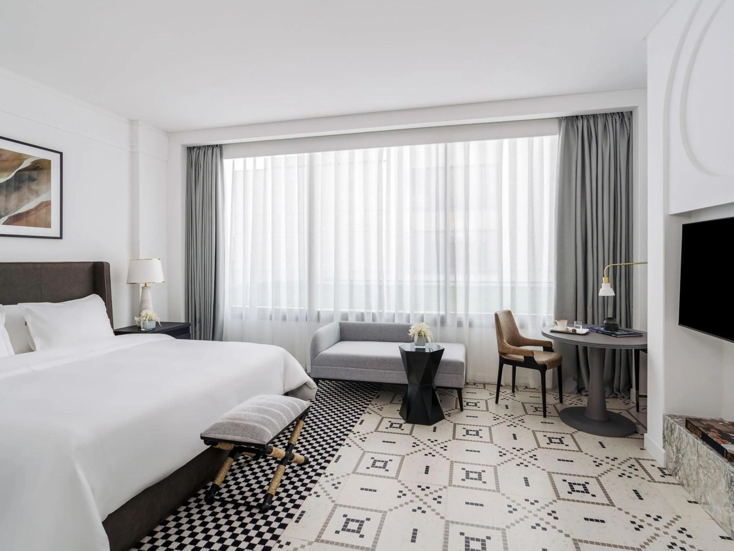 Bedroom, Bed in Fairmont La Marina Rabat Sale Hotel