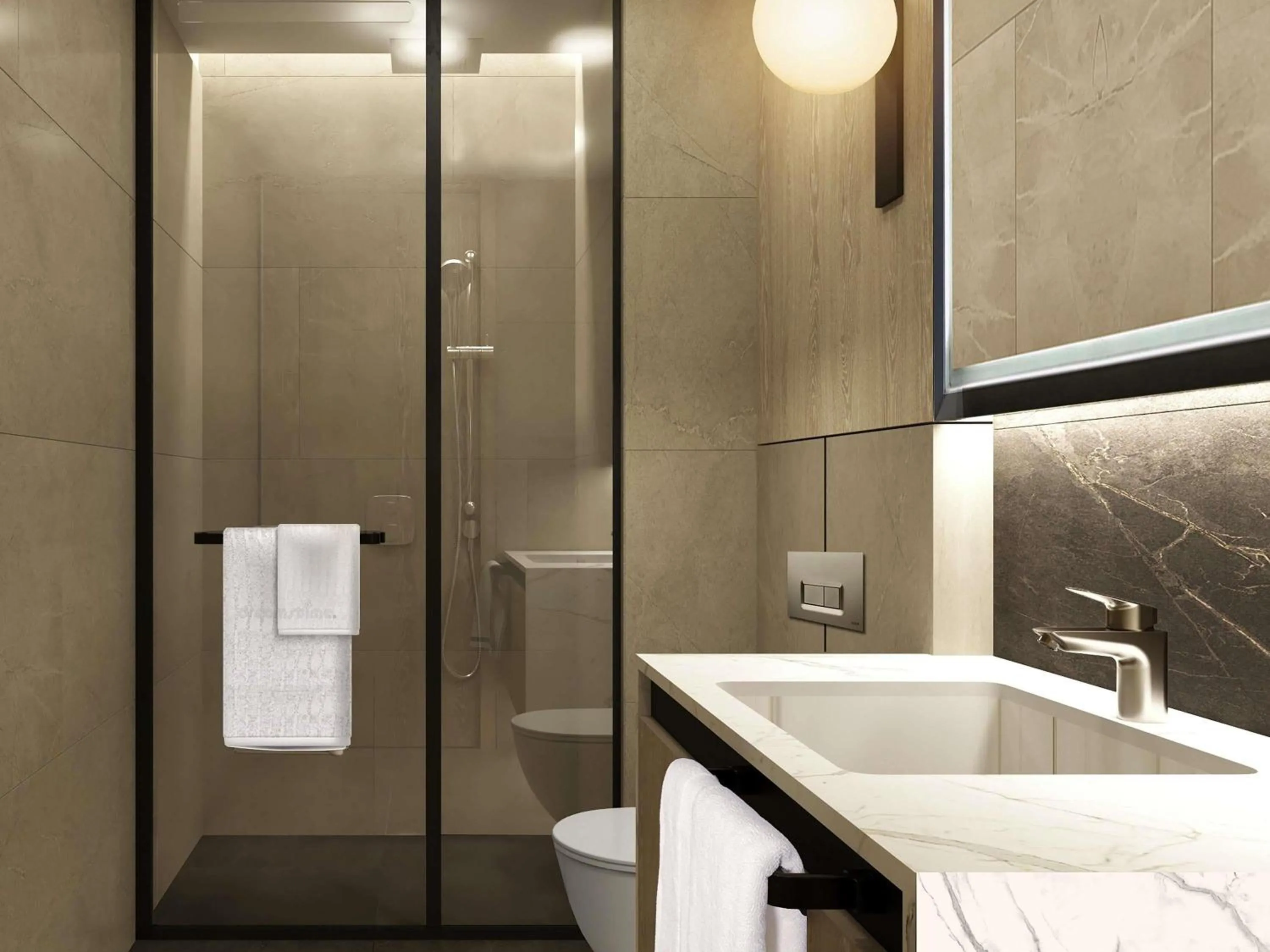 Bedroom in Movenpick Living Istanbul Camlivadi