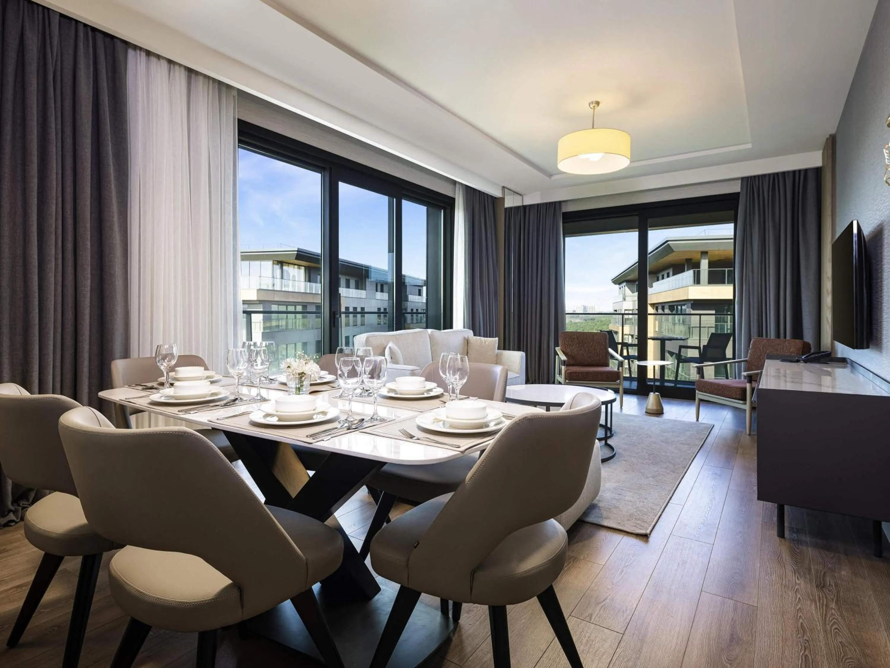 Bedroom in Movenpick Living Istanbul Camlivadi