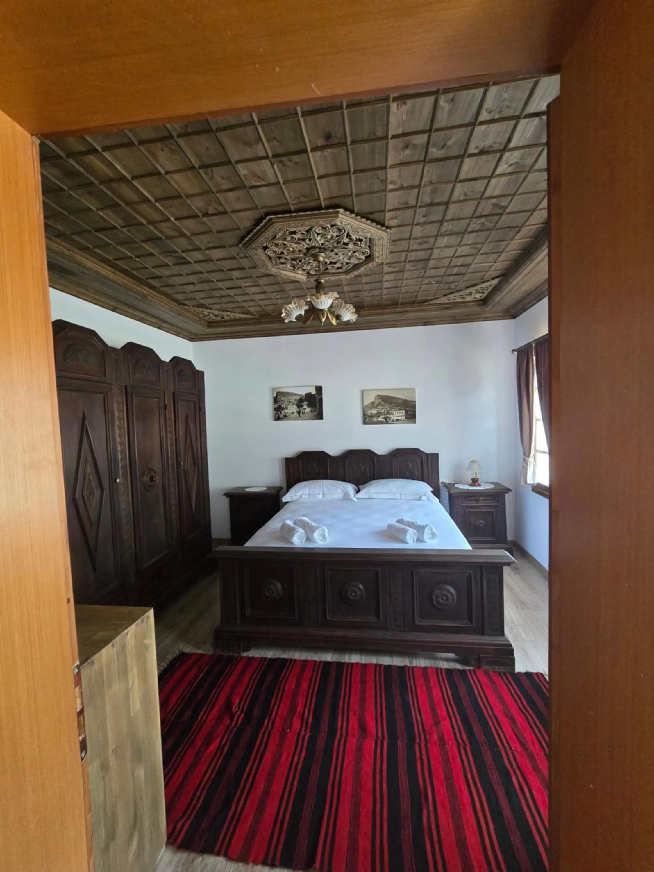 Bed in Guest House J.Prifti