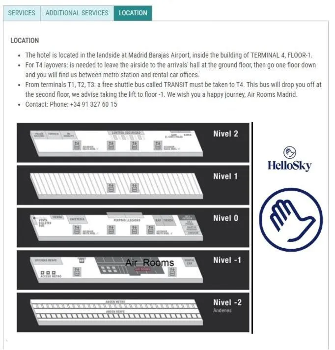 HelloSky Air Rooms Madrid