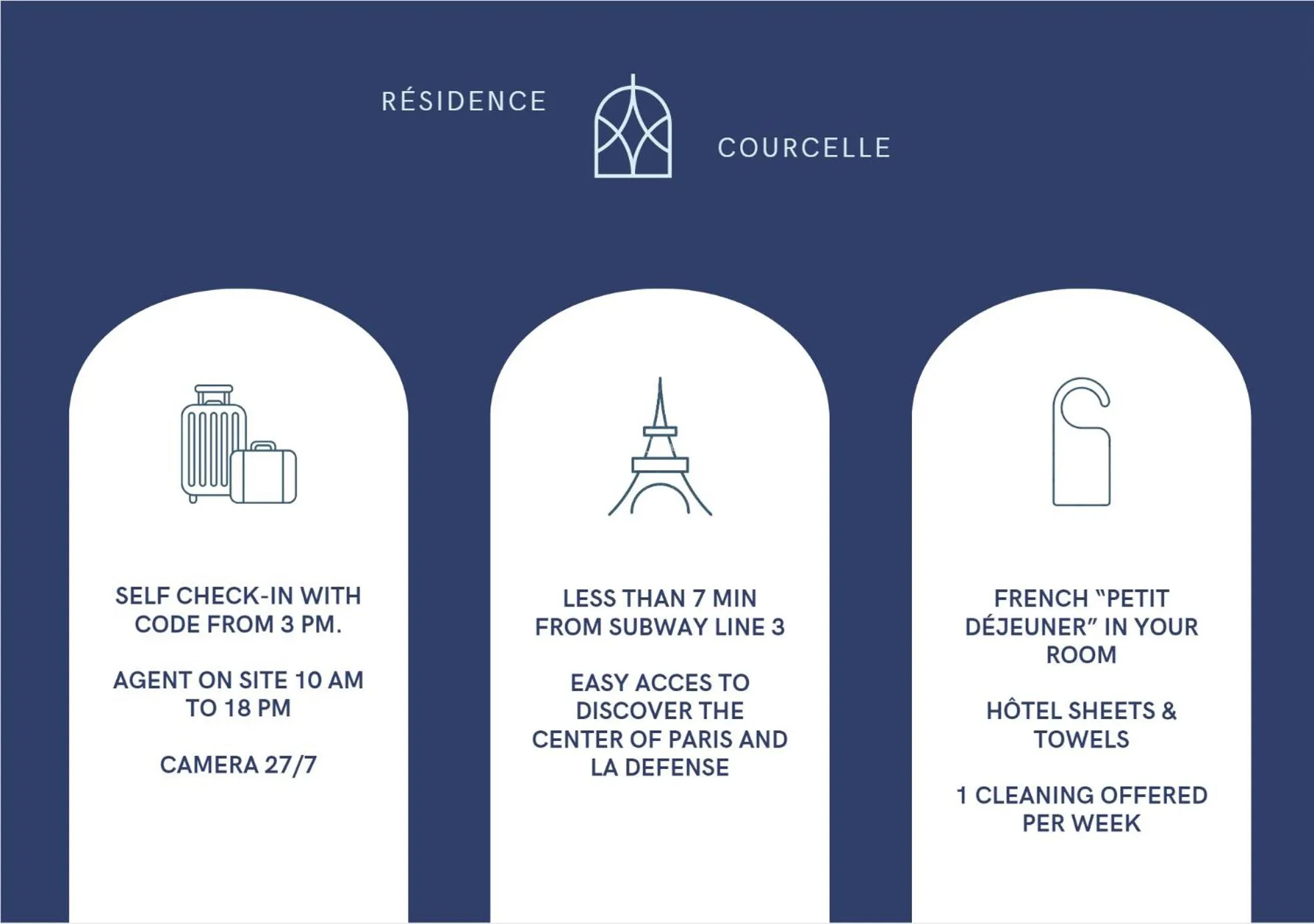 Logo/Certificate/Sign in Appart Hôtel Résidence Courcelle