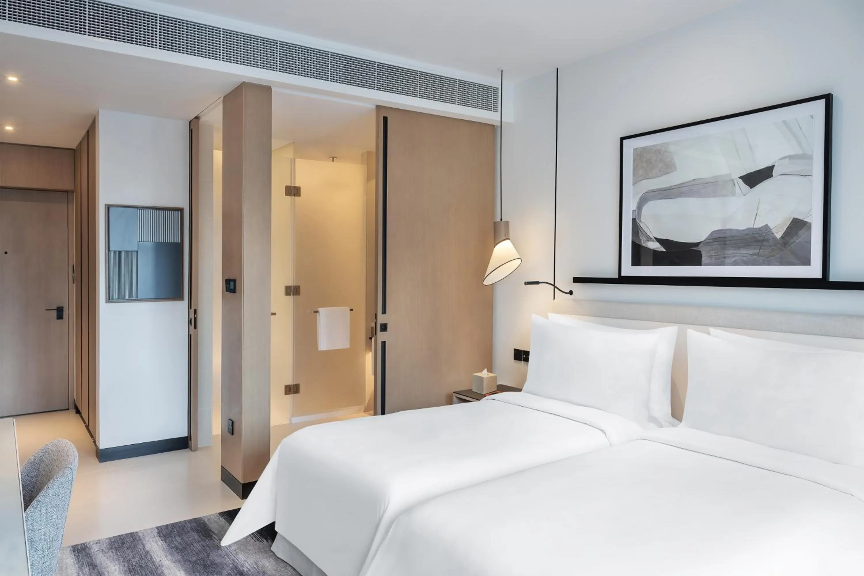 Bed in Vida Dubai Marina & Yacht Club